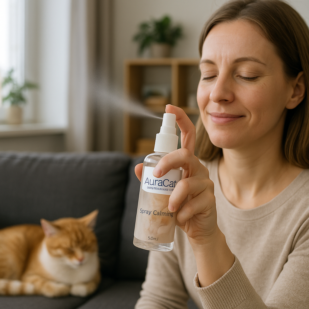 Kit De Feromonas Calmante Para Gatos Calming 3en1 Auracat-3