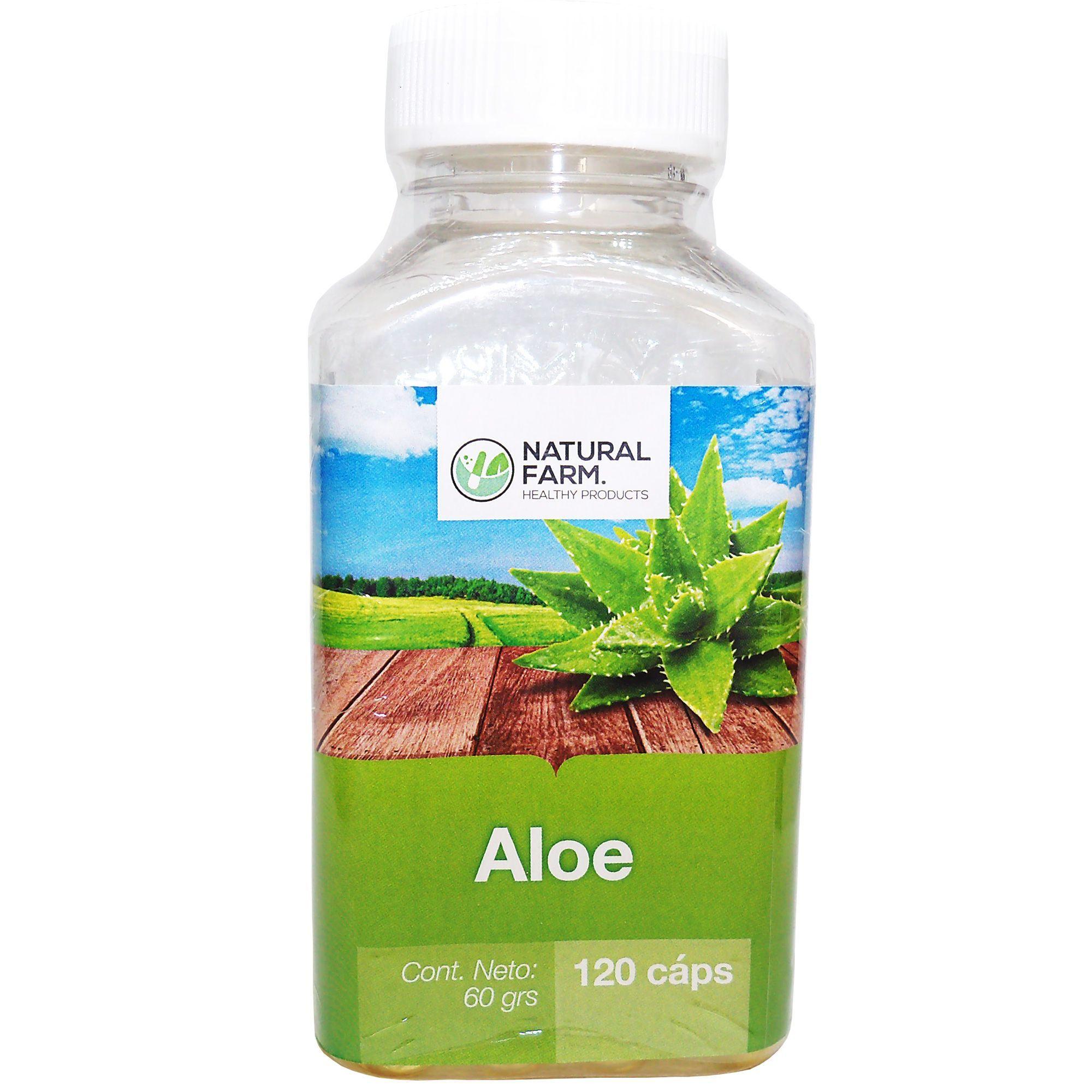 2 X NATURAL FARM ALOE VERA 500 MGS 120 CAPS-1