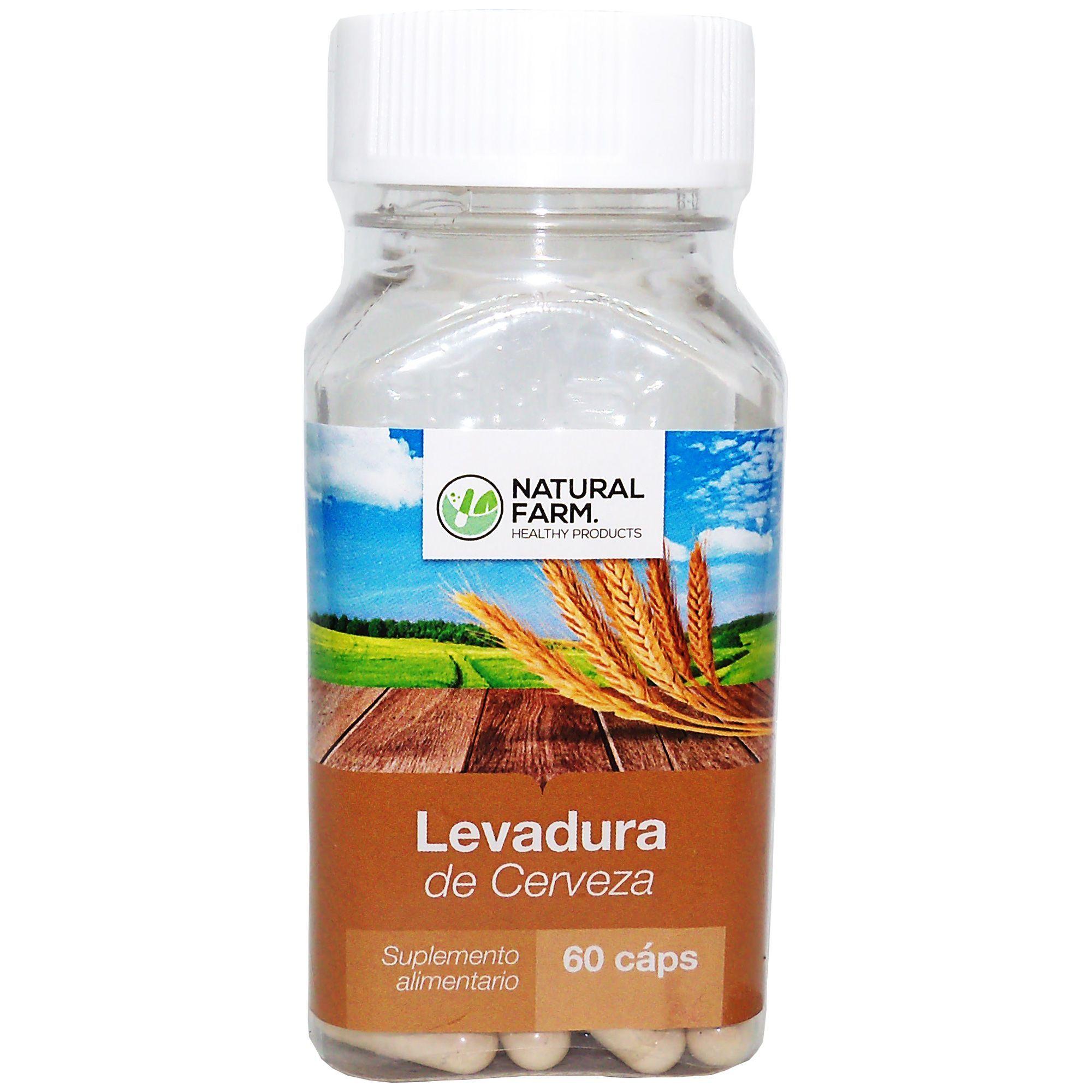 NATURAL FARM LEVADURA DE CERVEZA 500 MGS 60 CAPS-1