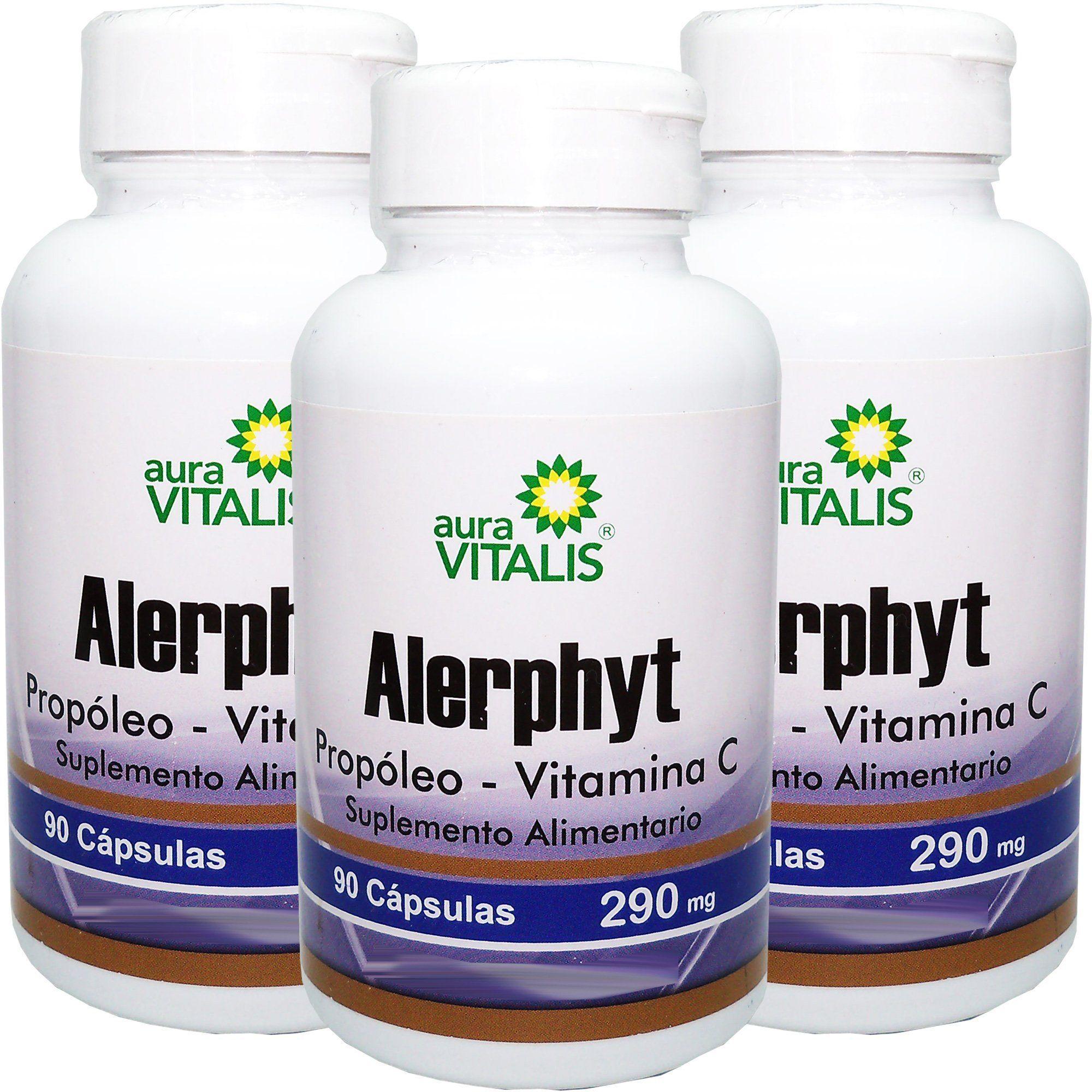 3 X AURA VITALIS ALERPHYT 290 MG 60 CAPSULAS-0