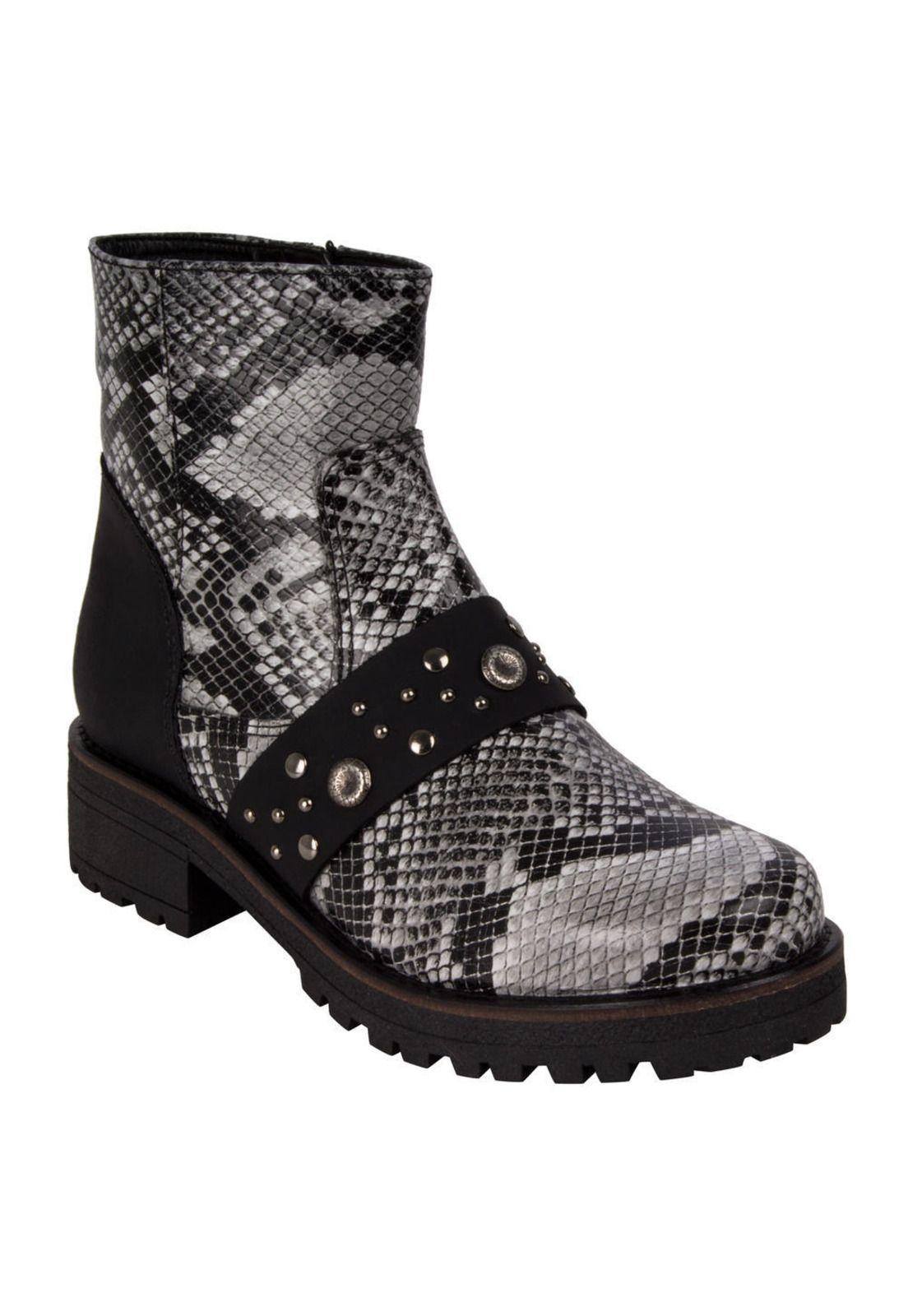 Botin Zappa Mujer Negro - X461-0