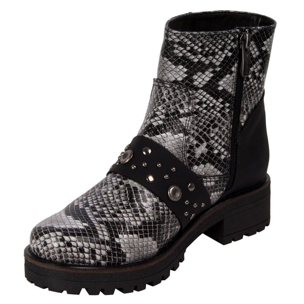 Botin Zappa Mujer Negro - X461-4