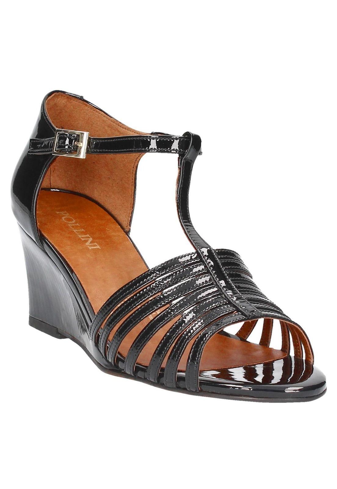 Sandalia Tulip Pollini Mujer Negro - 4972-0