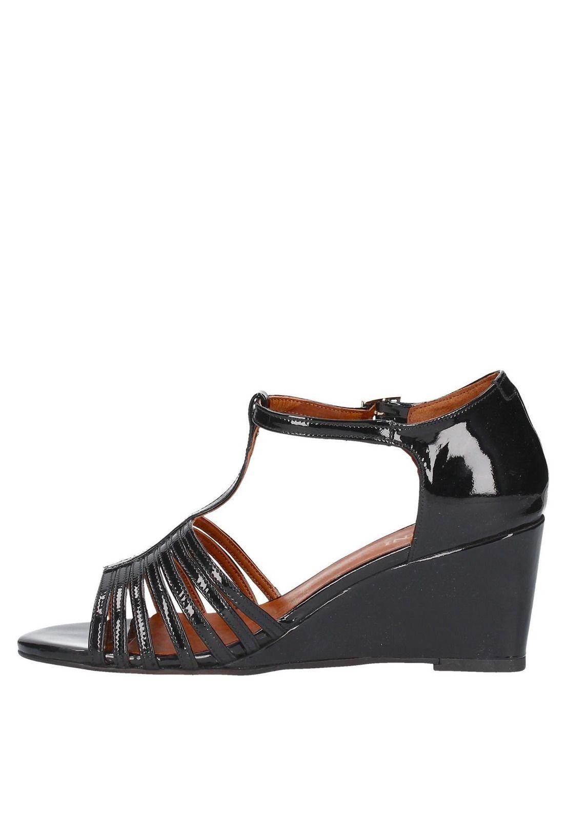 Sandalia Tulip Pollini Mujer Negro - 4972-2