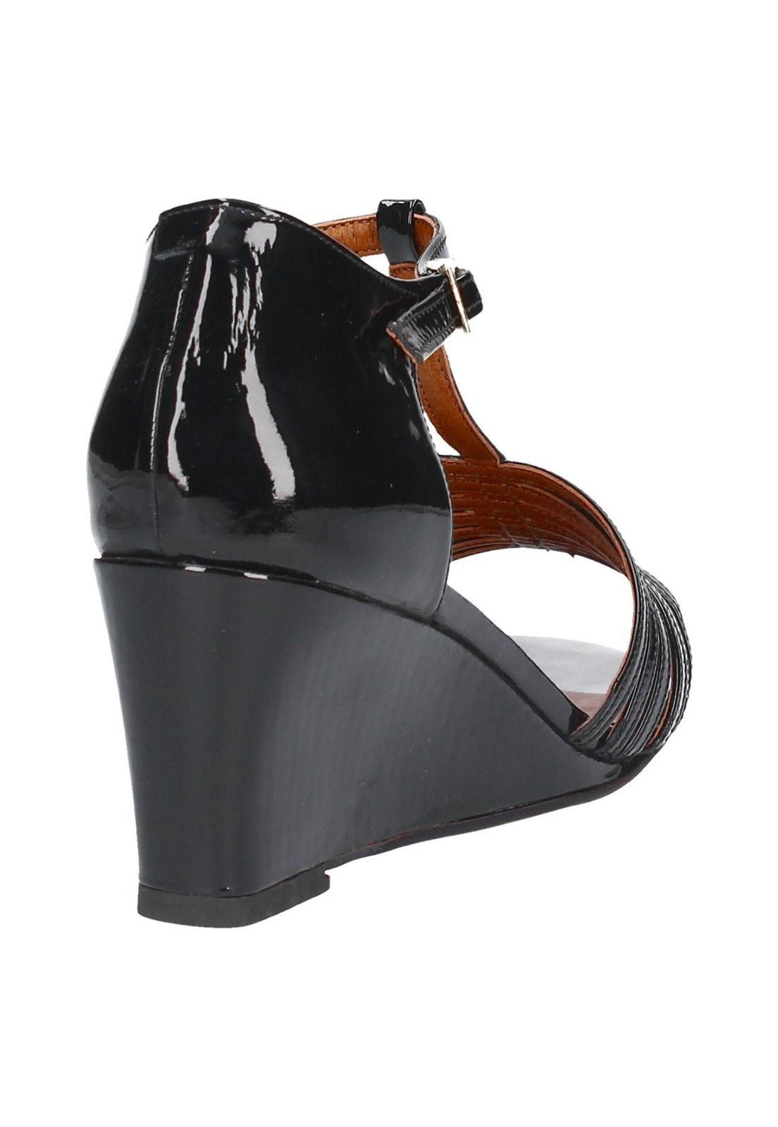 Sandalia Tulip Pollini Mujer Negro - 4972-4