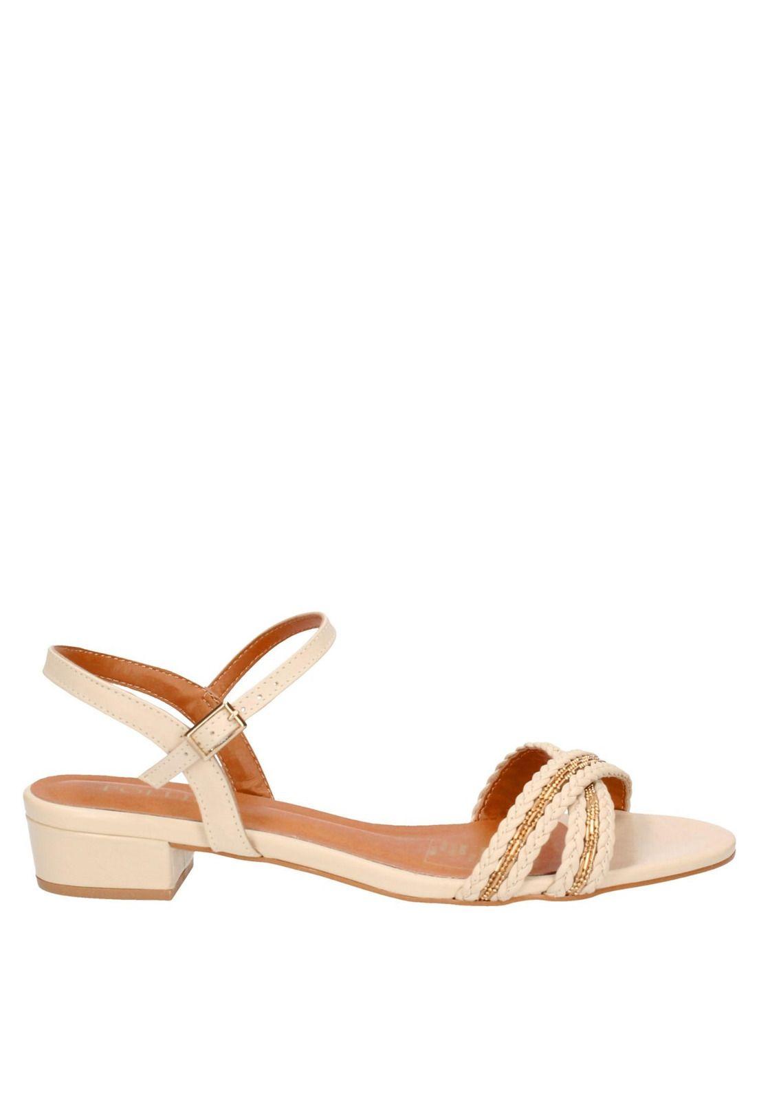 Sandalia Casual Pollini Mujer Beige - S189-1