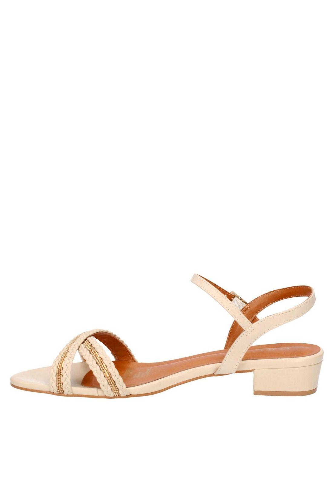 Sandalia Casual Pollini Mujer Beige - S189-3