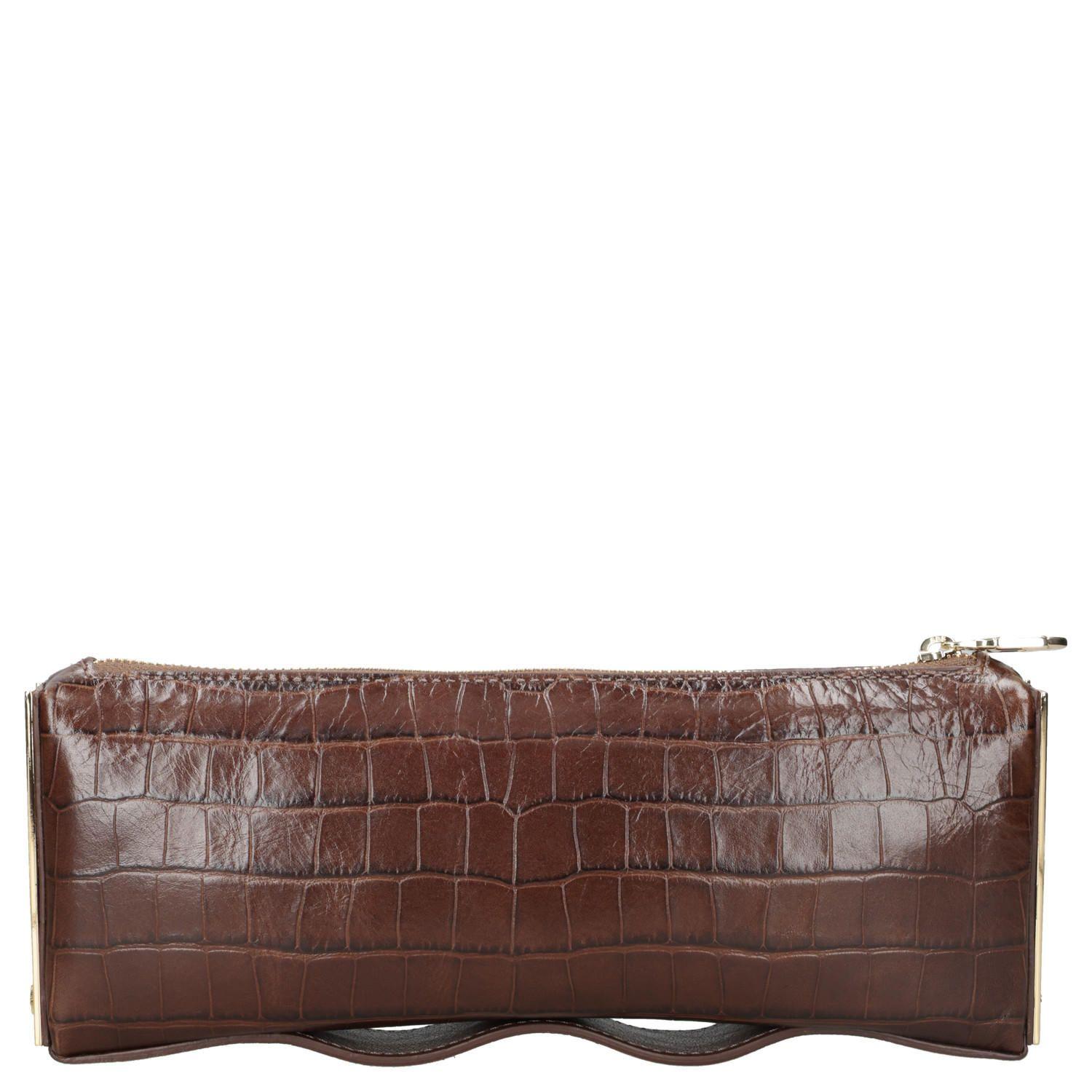 Cartera Clutch Cuero Fiesta Luz Da Lua - LDM0182-2
