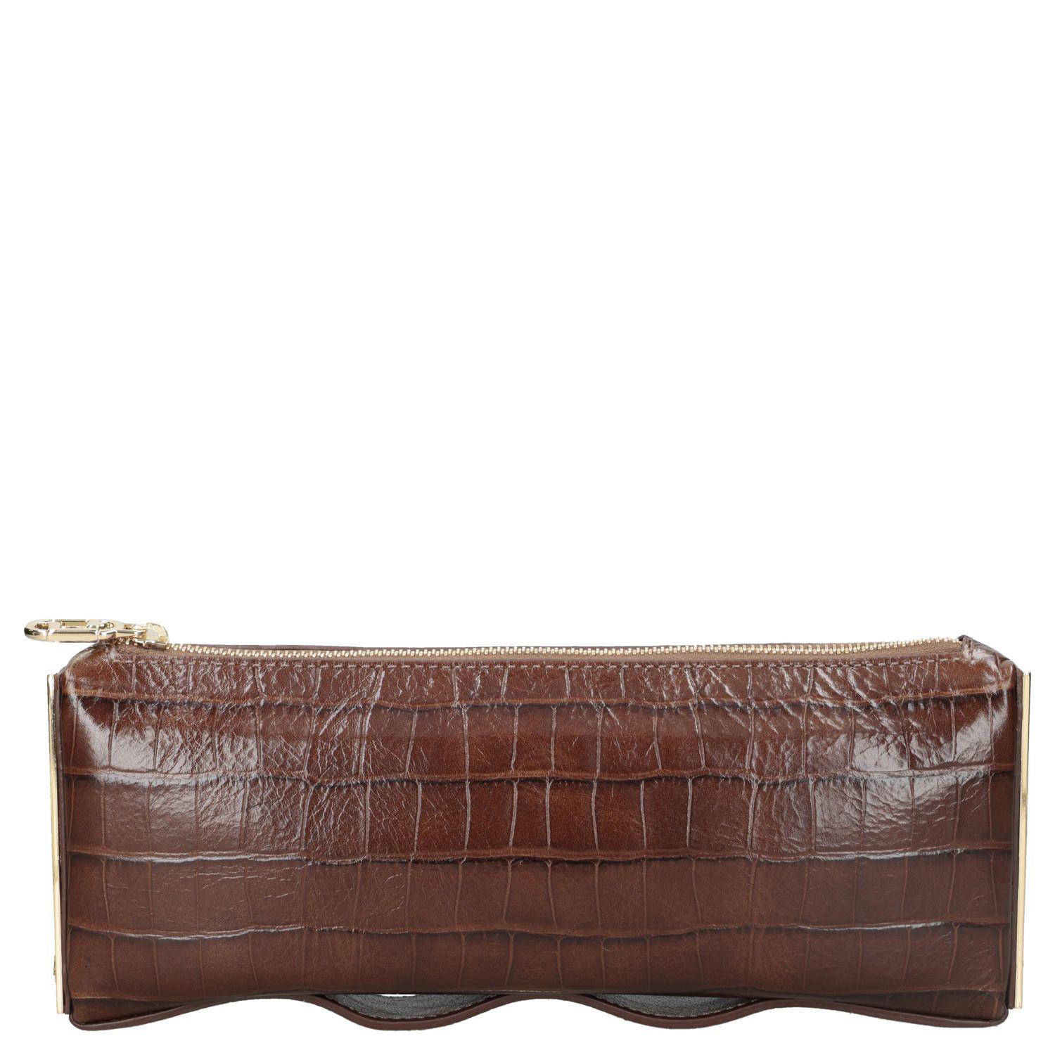 Cartera Clutch Cuero Fiesta Luz Da Lua - LDM0182-4