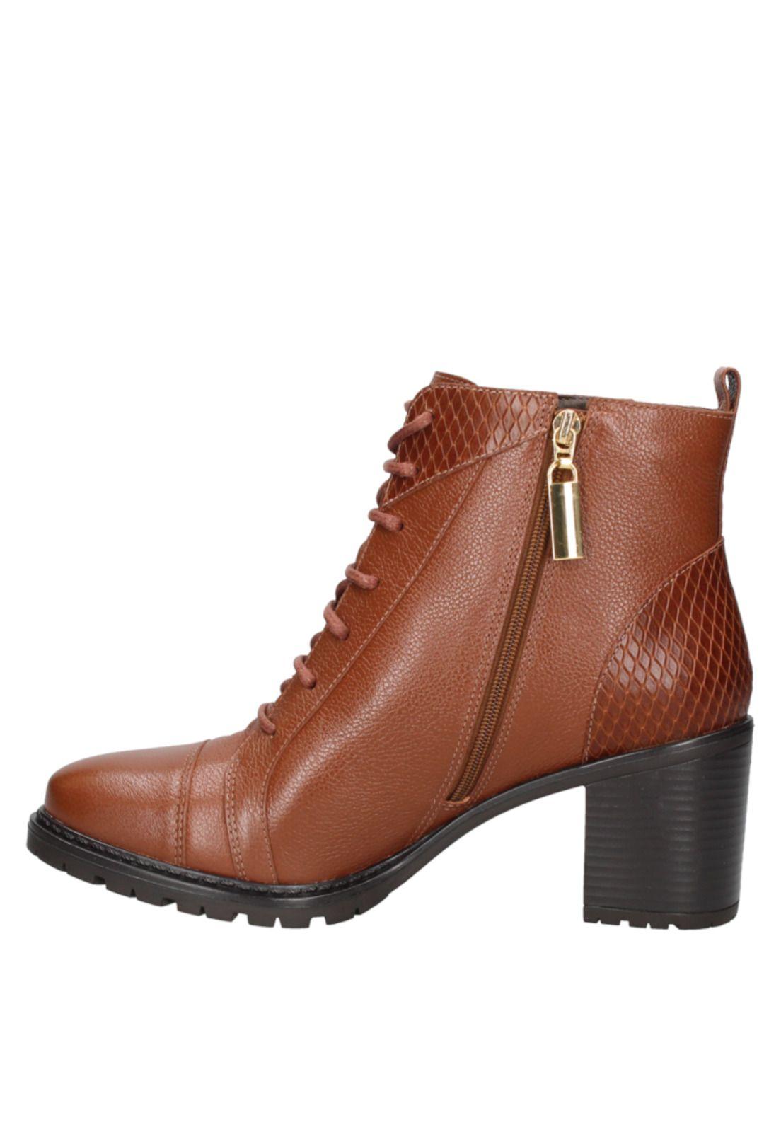 Botin Casual Mujer Mingo- H483 Marrón-3