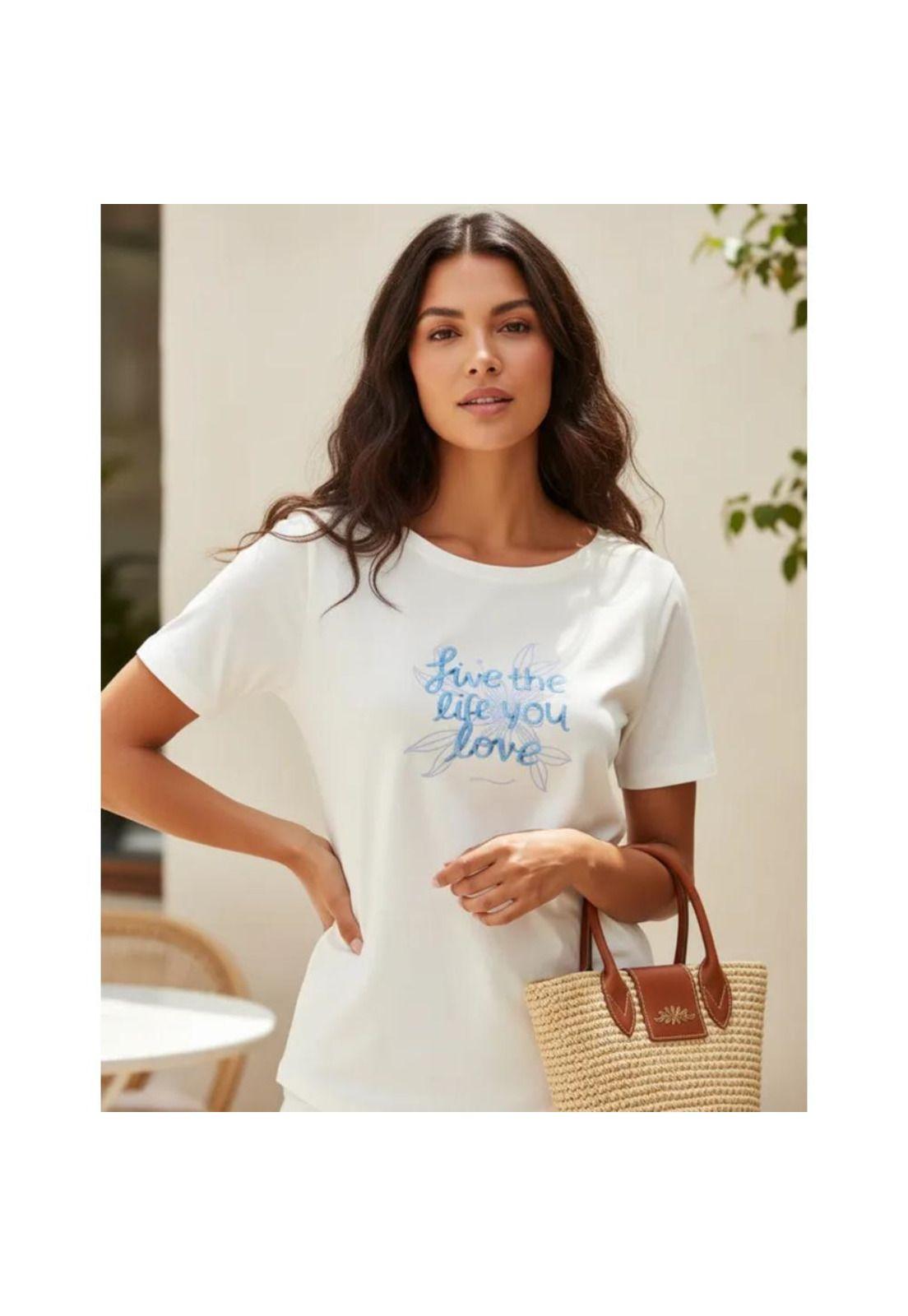 Polera Mujer estampado algodón Panama Jack - K842-7
