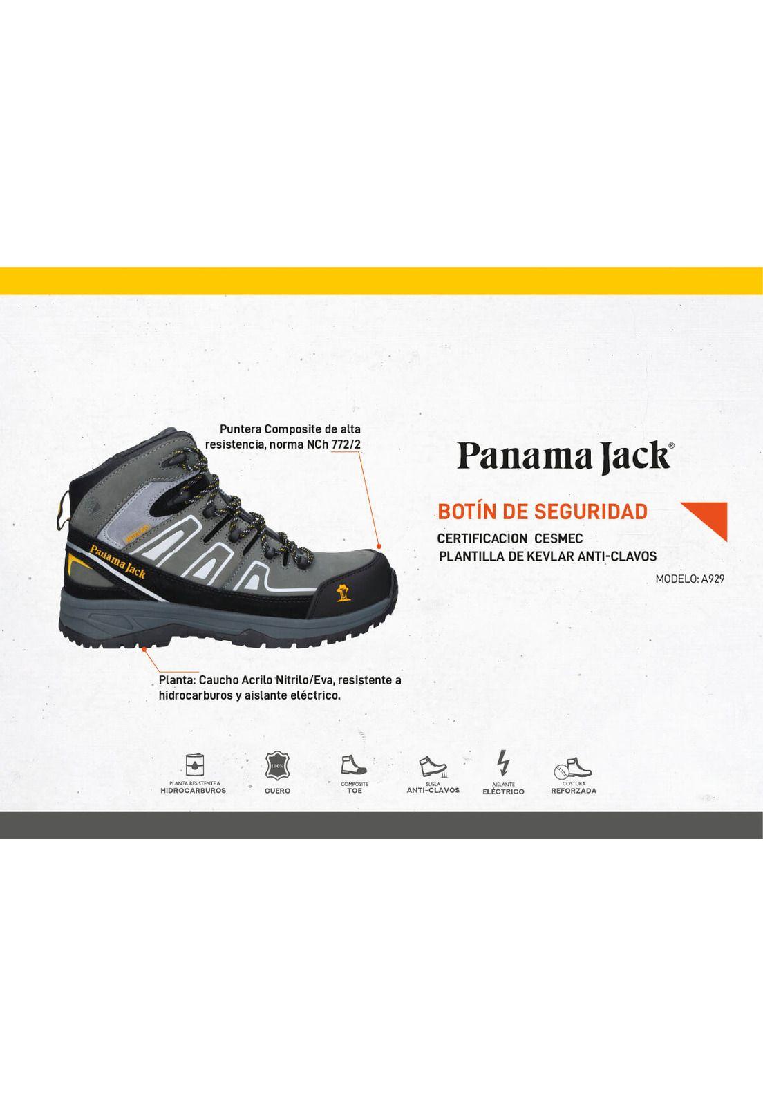 Zapato De Seguridad Hombre Panama Jack - A929-3