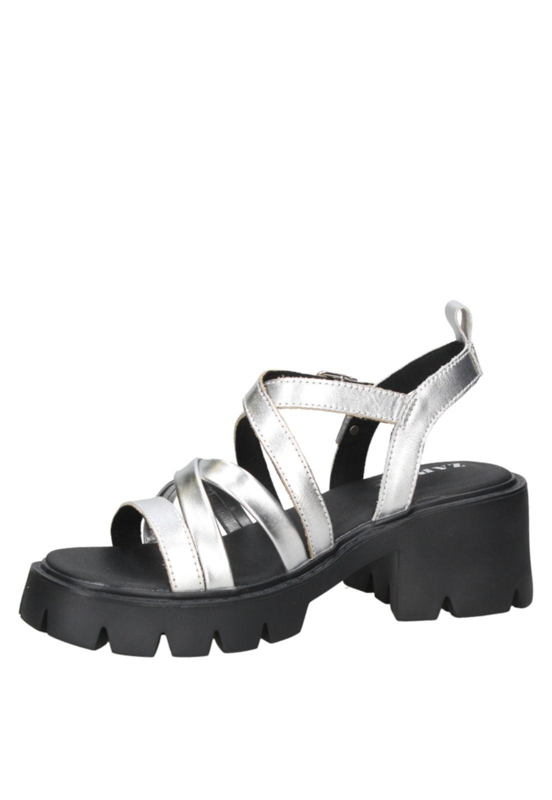 Sandalia Casual Mujer Zappa - I331 Plateado-4