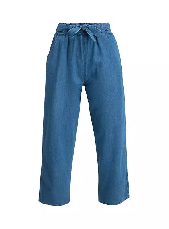 Pantalón Mujer Palazzo Tipo Jeans Casual Panama Jack - K848-7