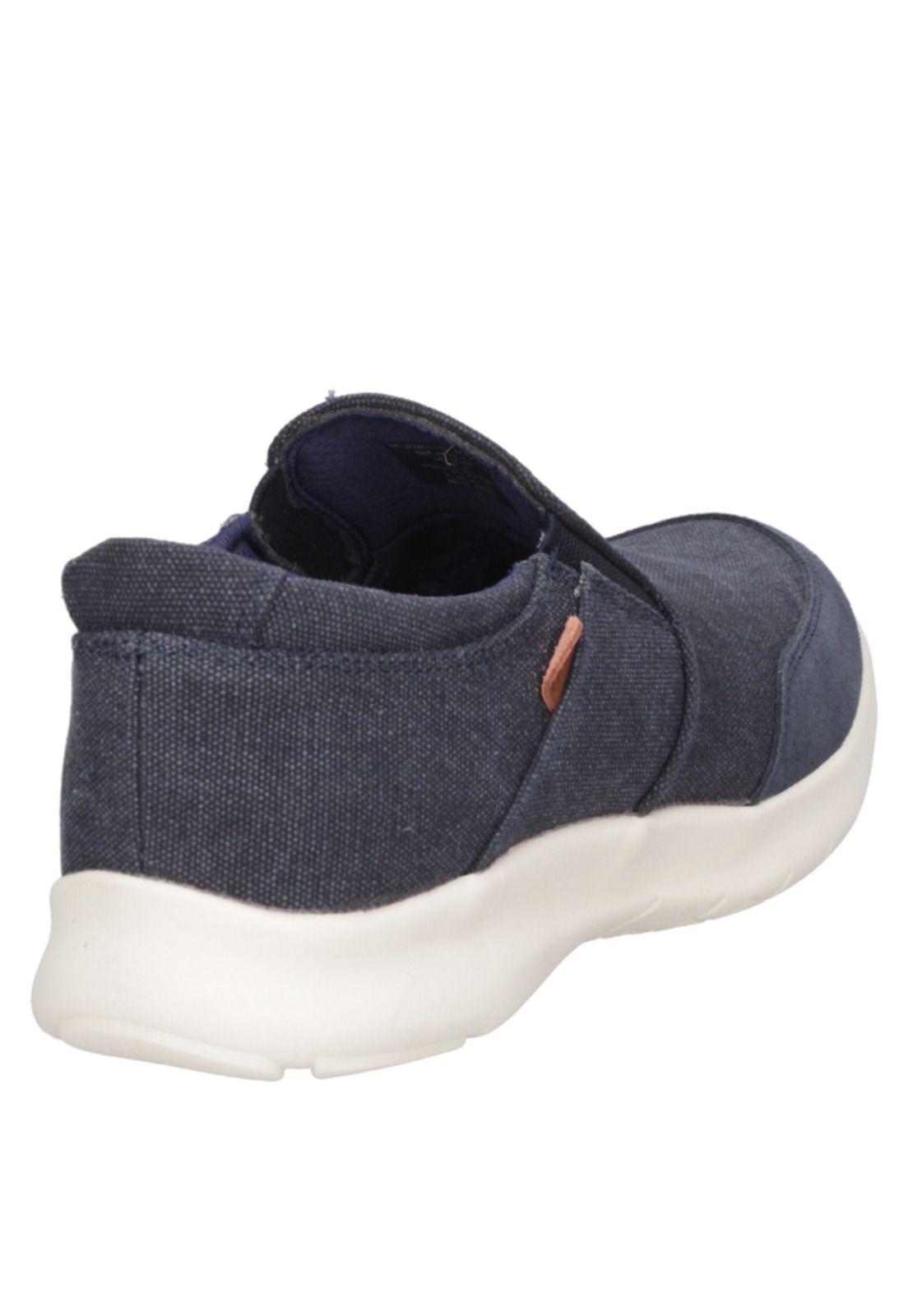 Zapatilla Casual Hombre Pluma - D793 Azul oscuro-2