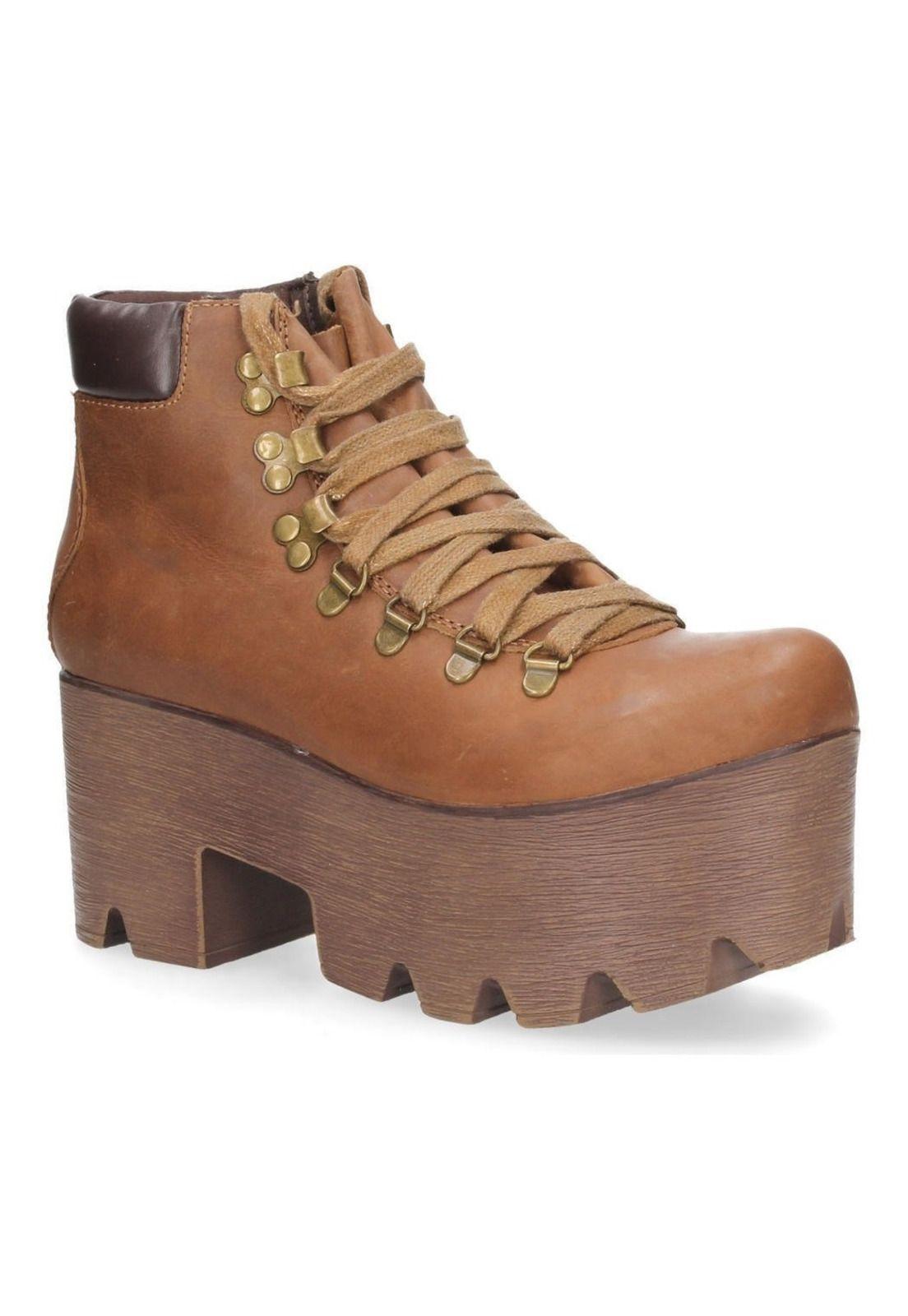 Botin Bruno Rossi Mujer Café - P230-0
