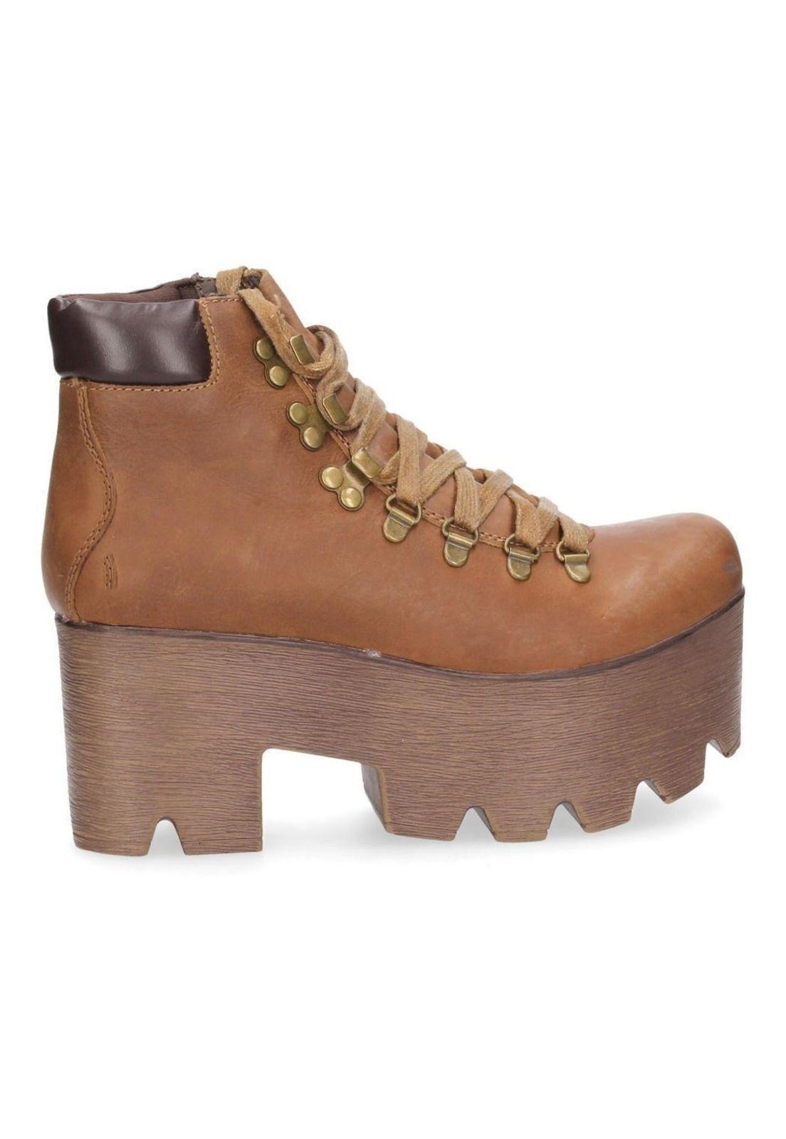 Botin Bruno Rossi Mujer Café - P230-1