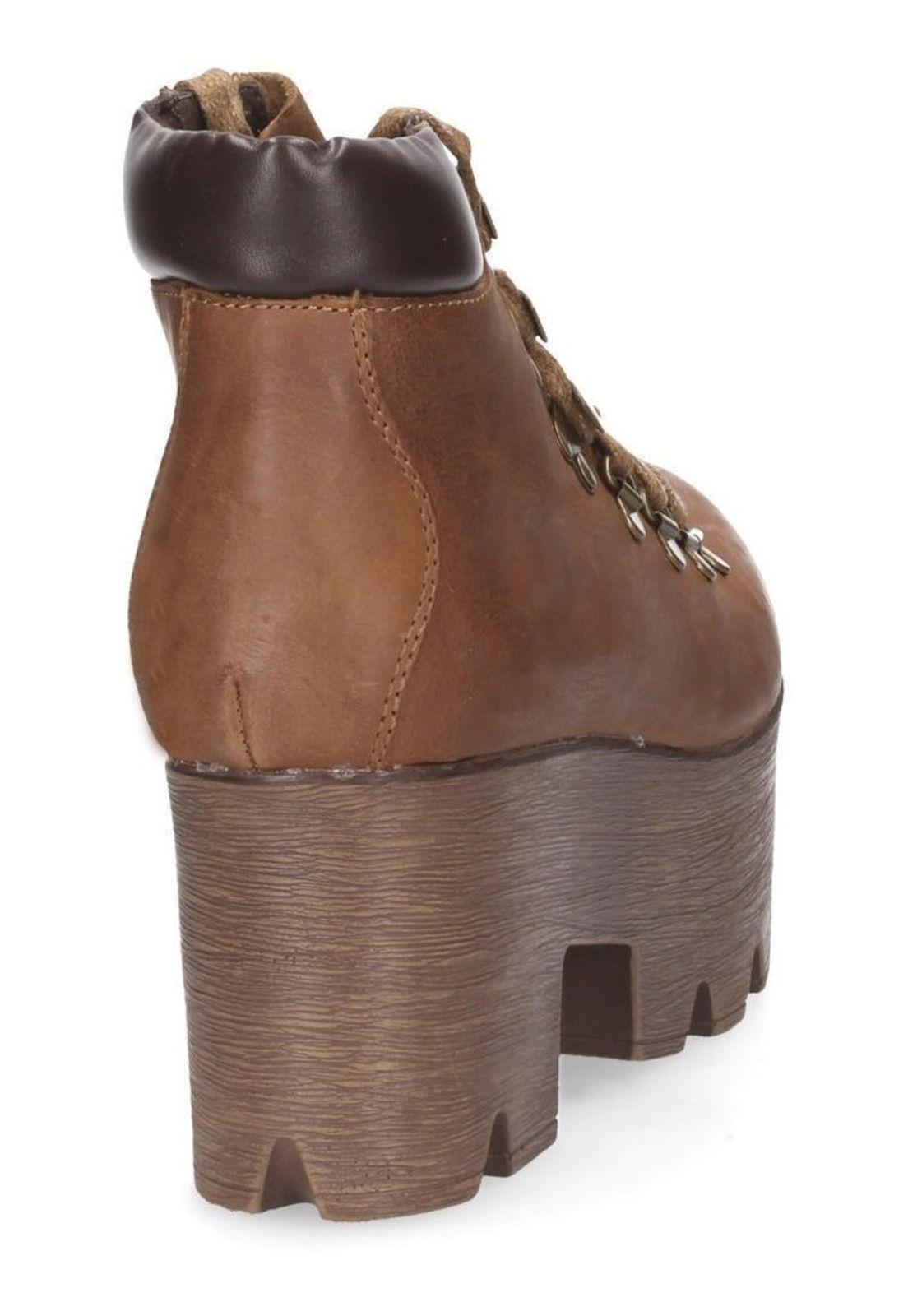 Botin Bruno Rossi Mujer Café - P230-2