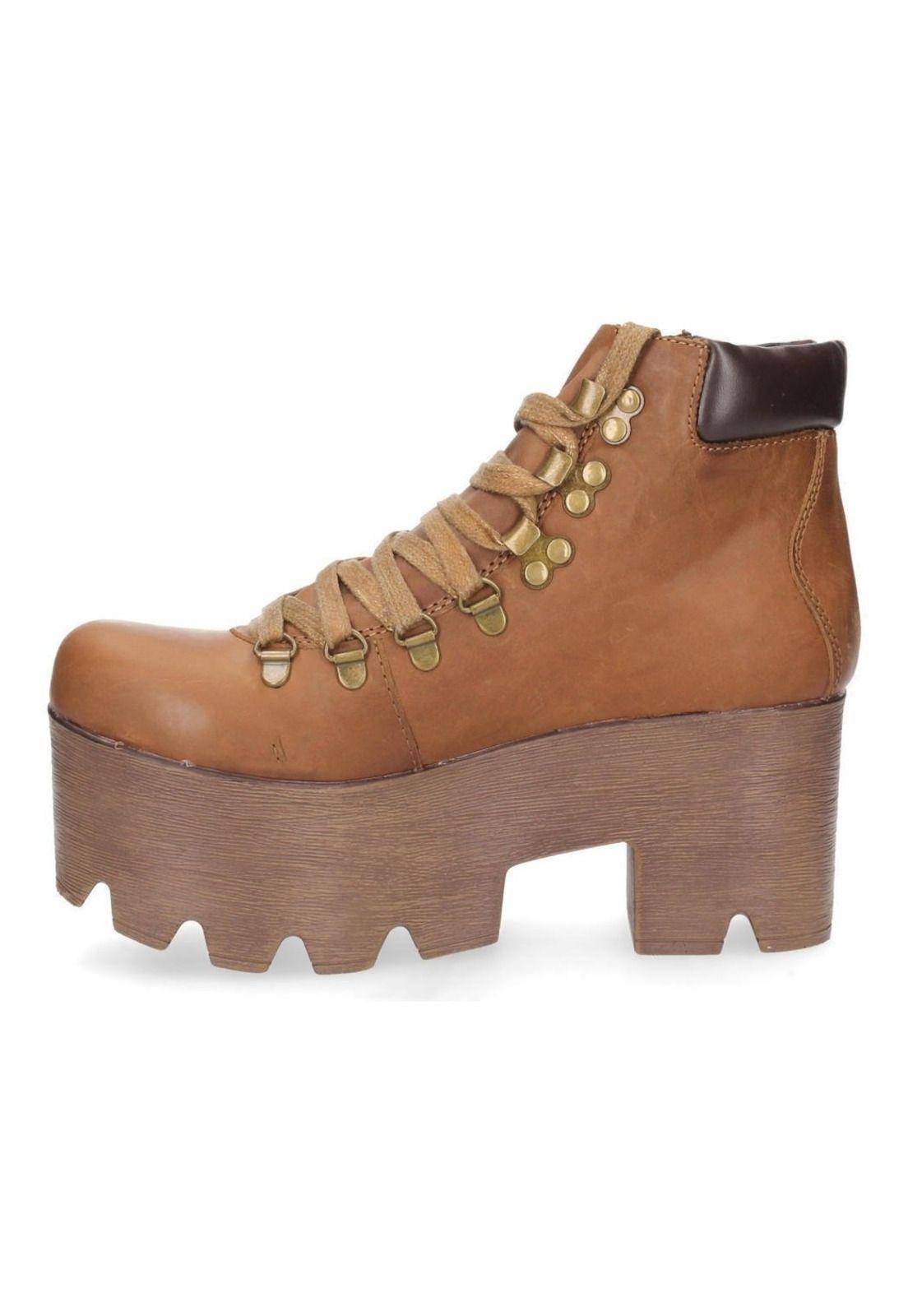 Botin Bruno Rossi Mujer Café - P230-3