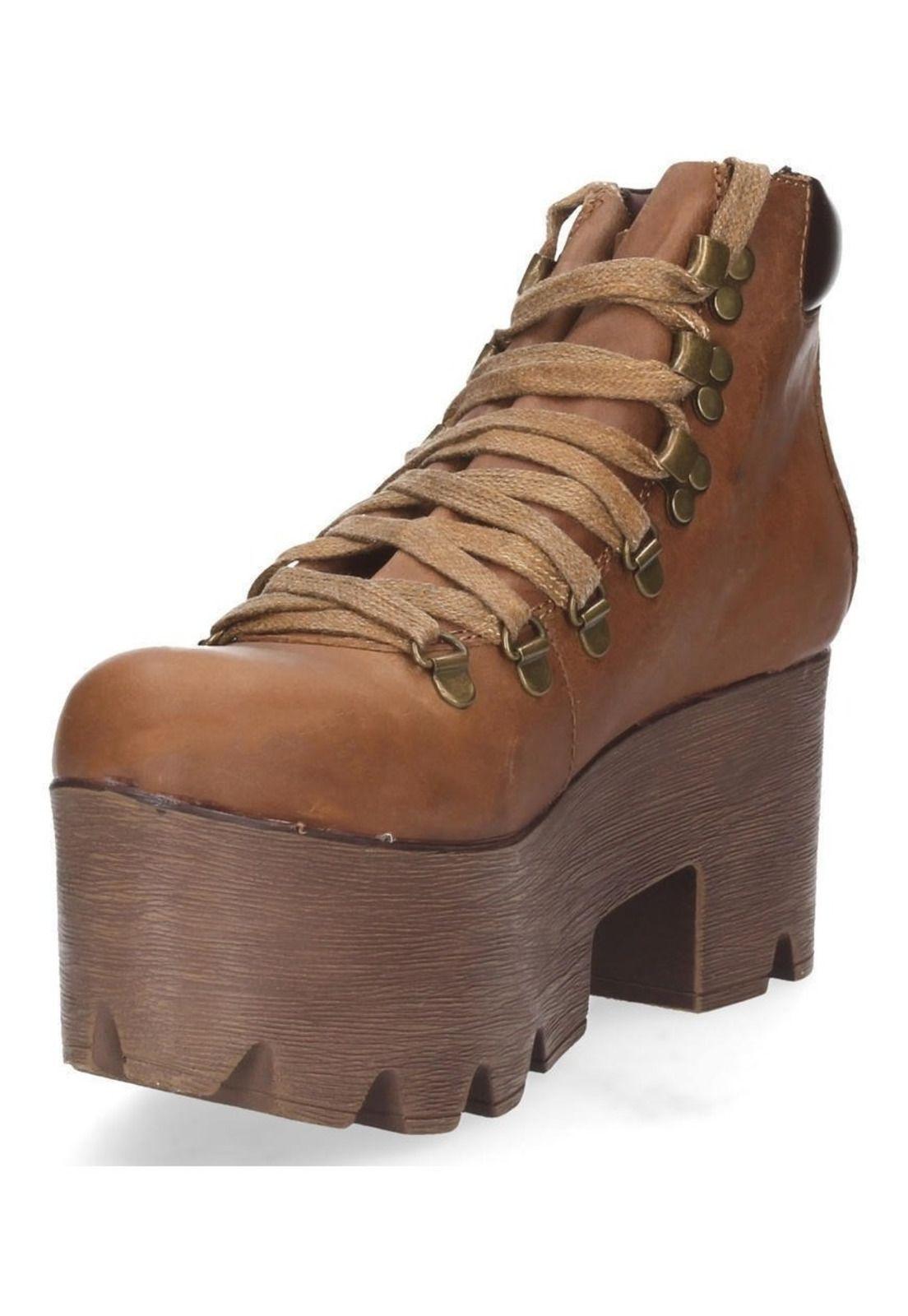 Botin Bruno Rossi Mujer Café - P230-4