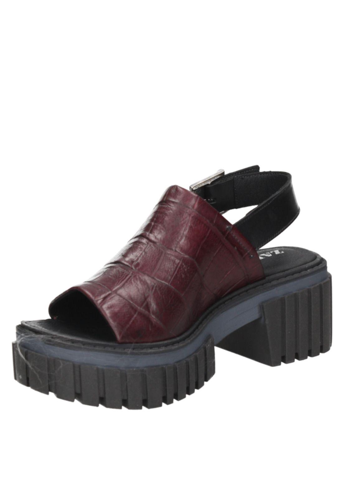 Sandalia Casual Mujer Zappa - G387 Bordó-4