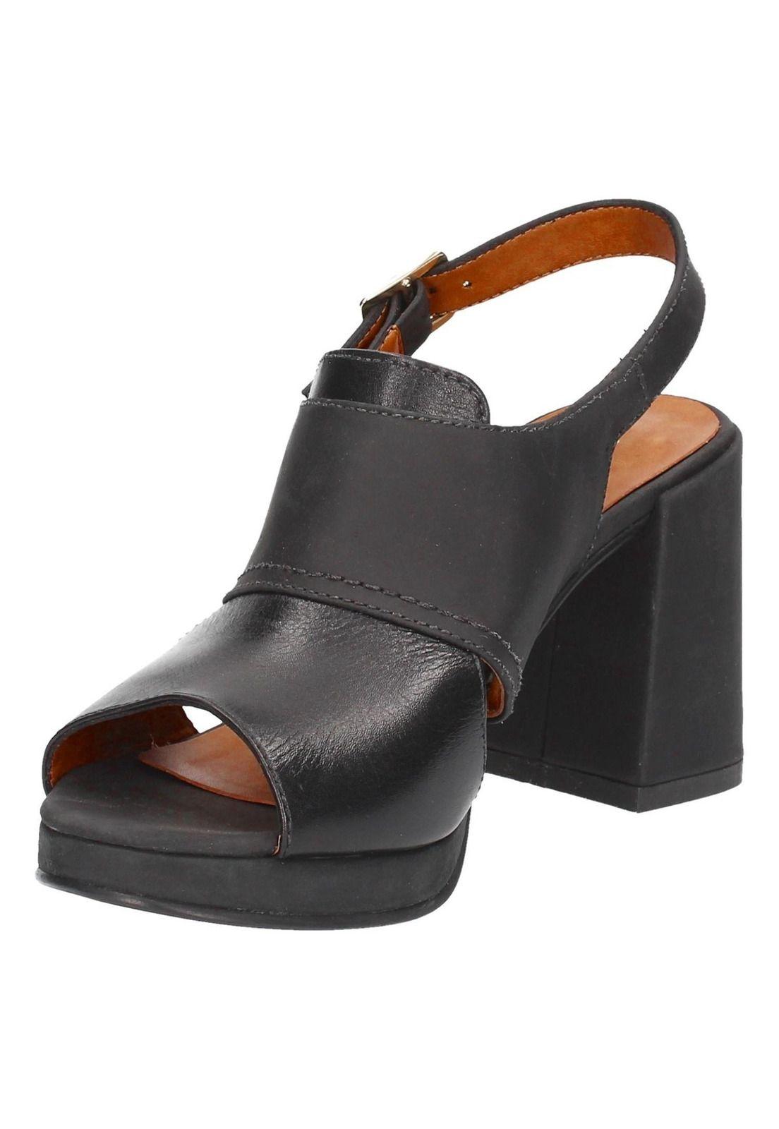 Sandalia Cosmos Pollini Mujer Negro - Y117-1