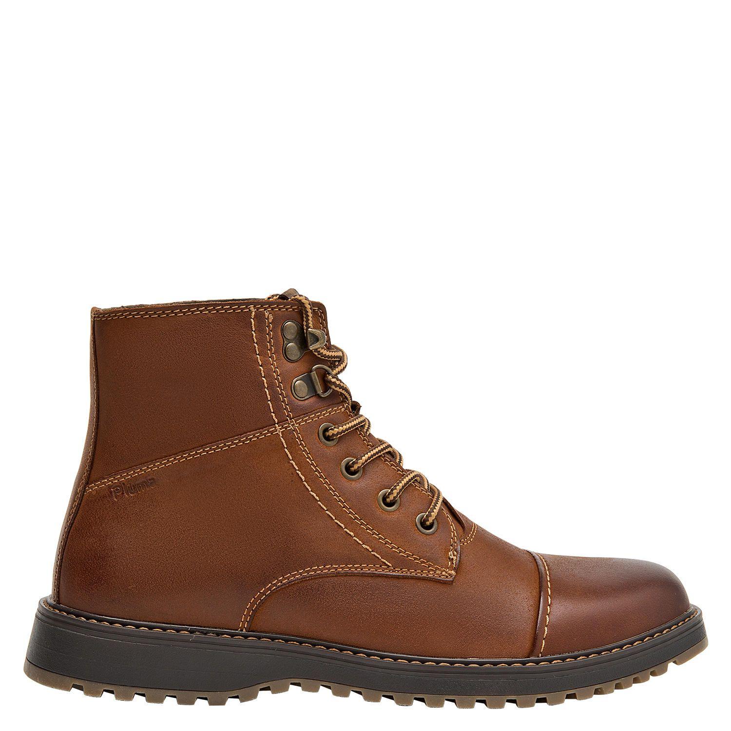 Botín Cuero Hombre Pluma - PLH0060-0