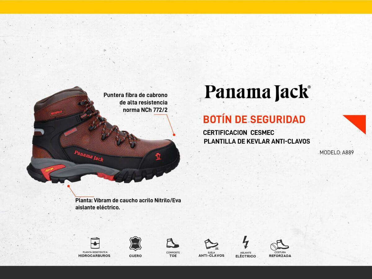 Zapato De Seguridad Premium Hombre Waterproof Panama Jack - A889-5