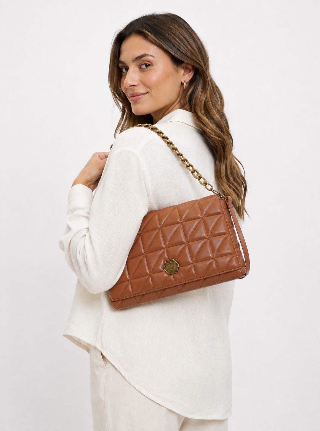 Cartera Bandolera Quilt y cadena Zappa - ZAM103X-0