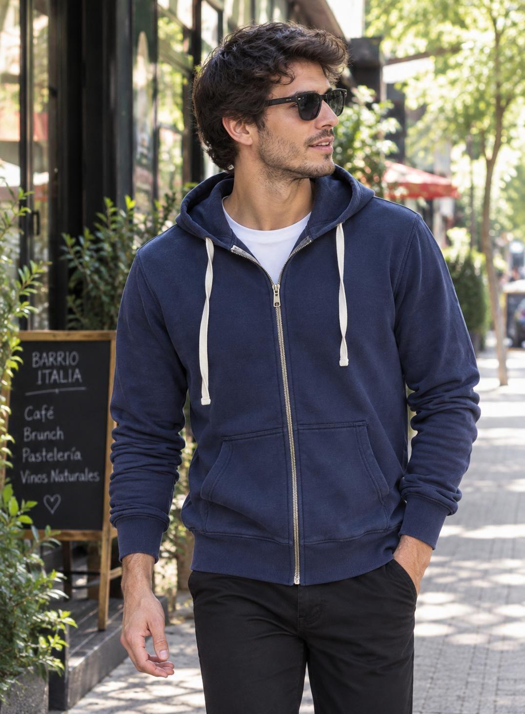 Polerón Hombre Zipper Algodón Panama Jack - H946-0