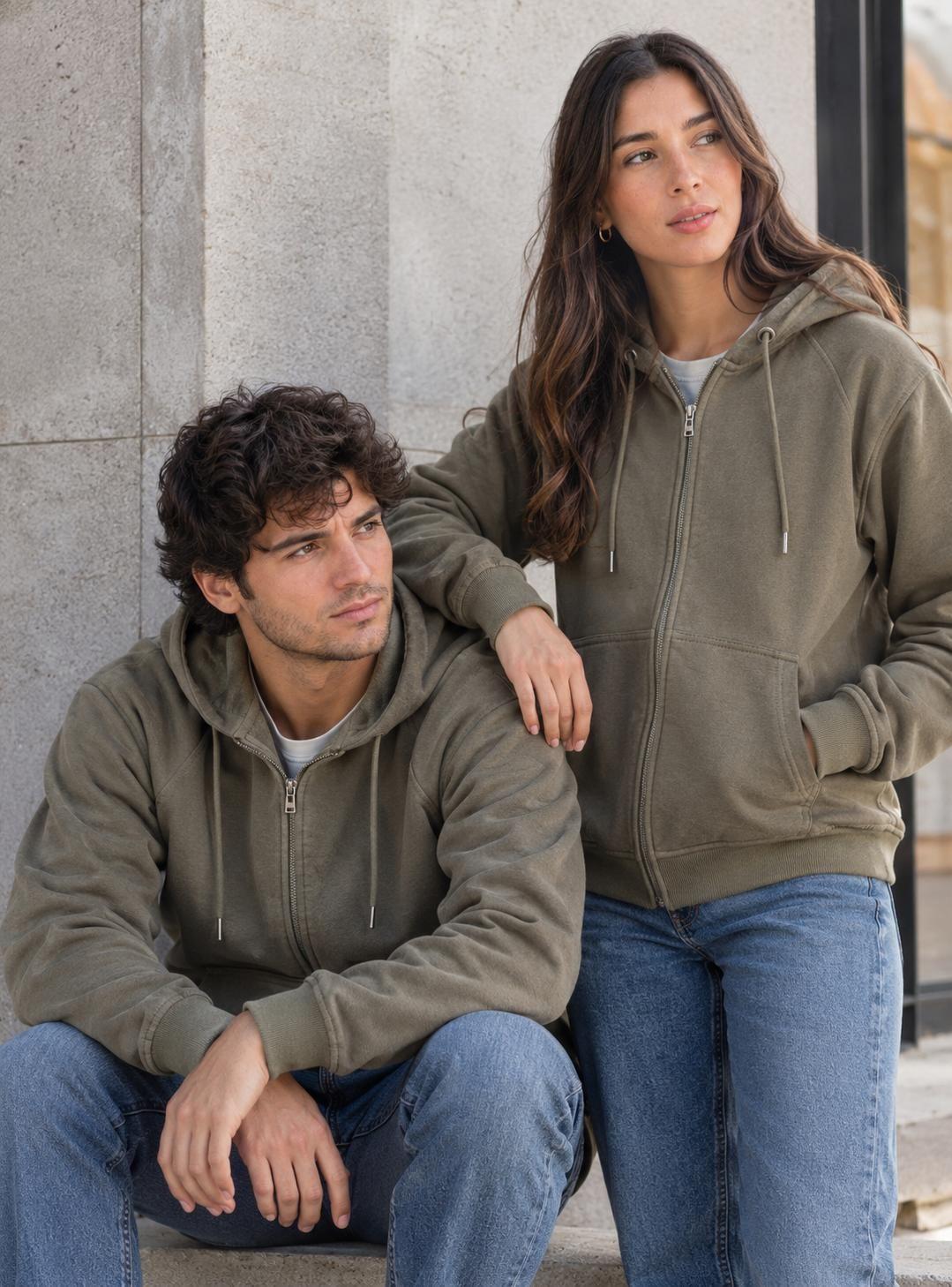Polerón Unisex Zipper Panama Jack - PJH007M-0