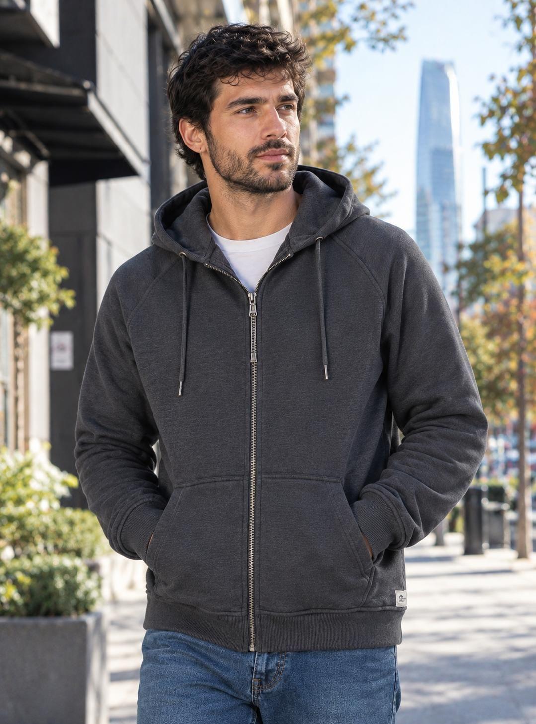 Polerón Unisex Zipper Panama Jack - PJH007M-0