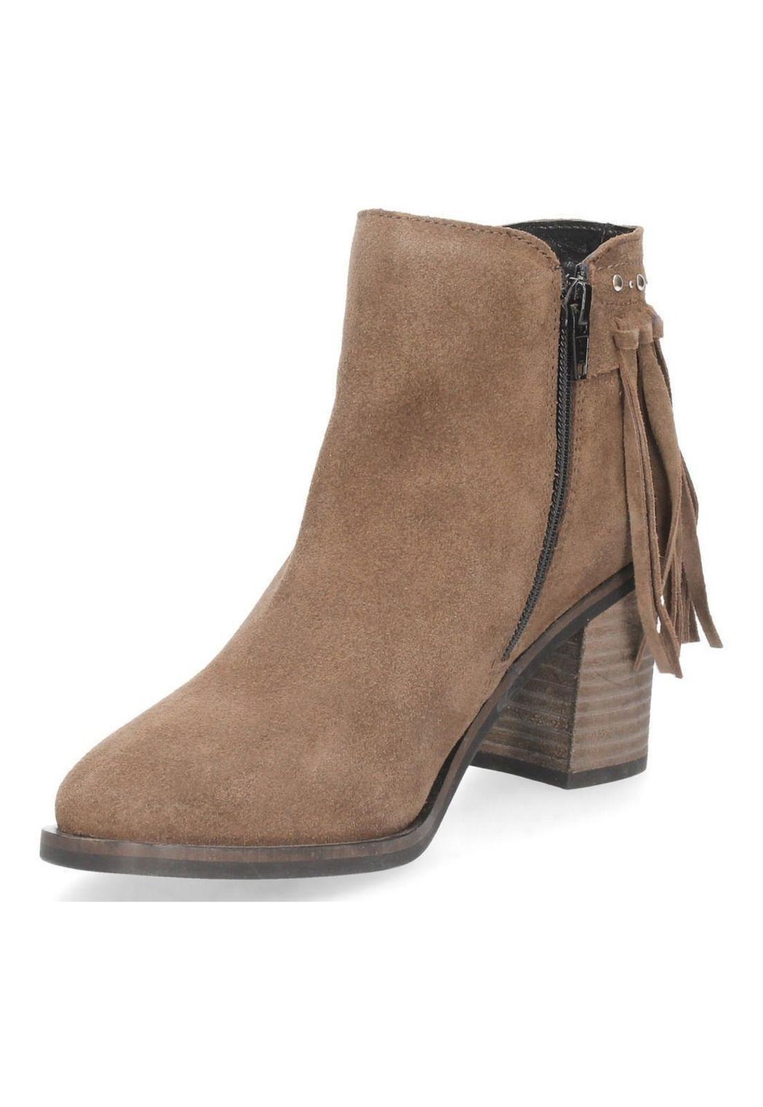 Botin Pollini Mujer Café - R037-4