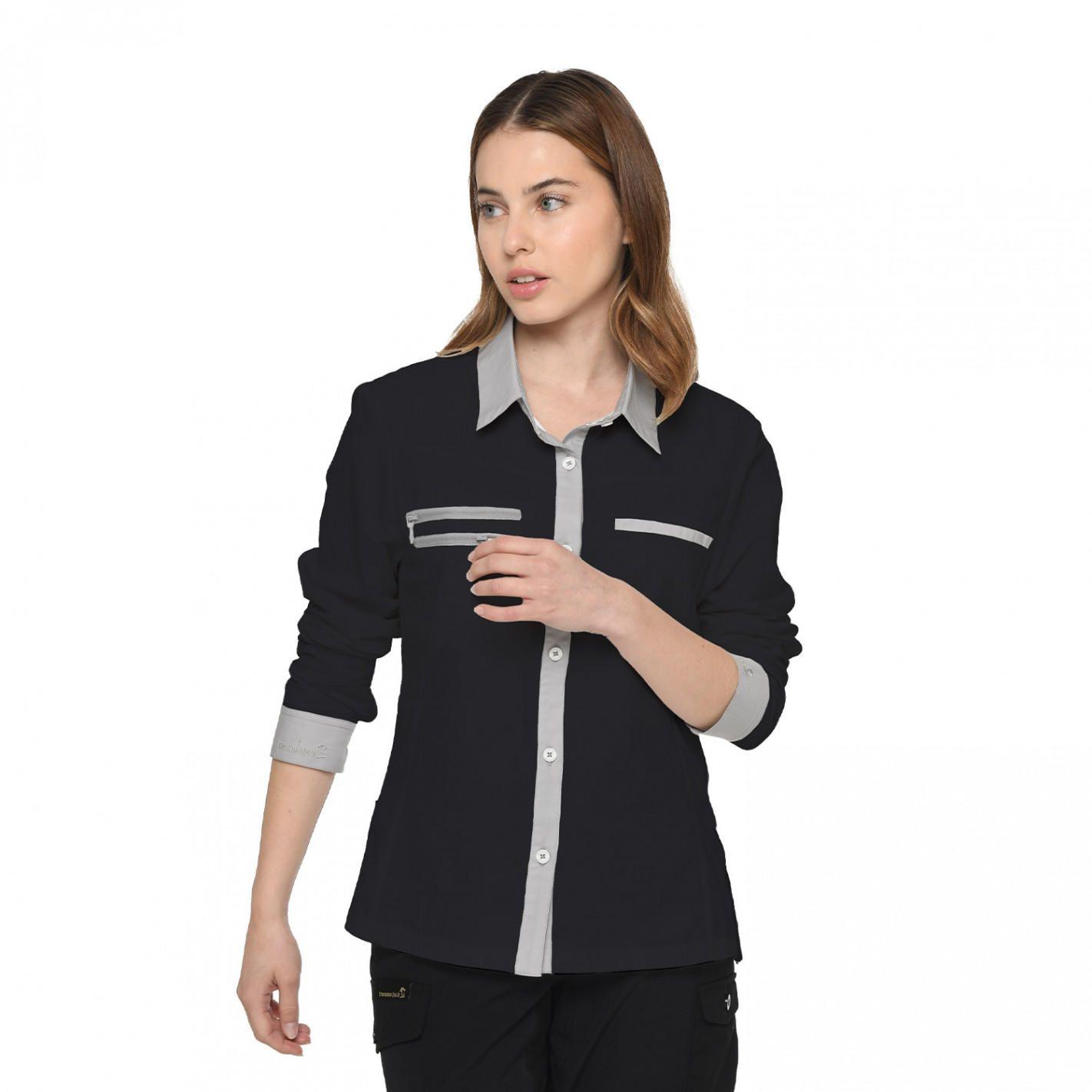  Camisa Técnica Mujer Water Repelent Panama Jack - J967-2