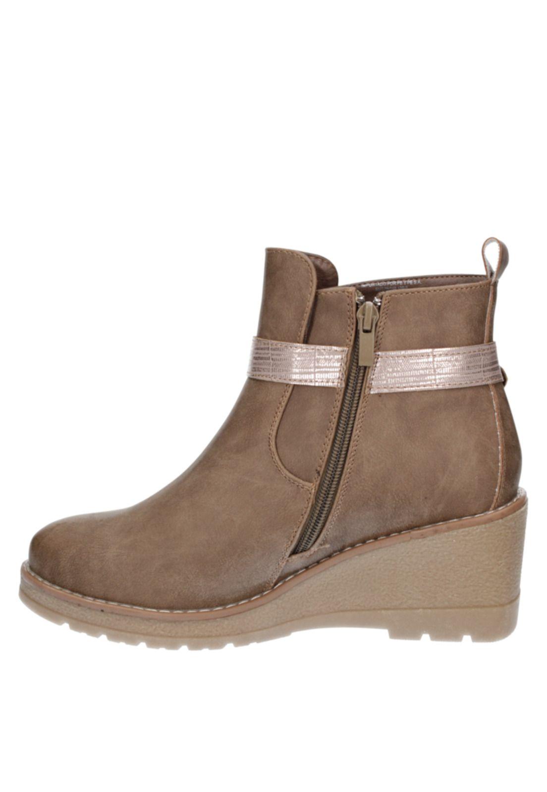 Botin Casual Mujer Dakota - F658 Marrón-3