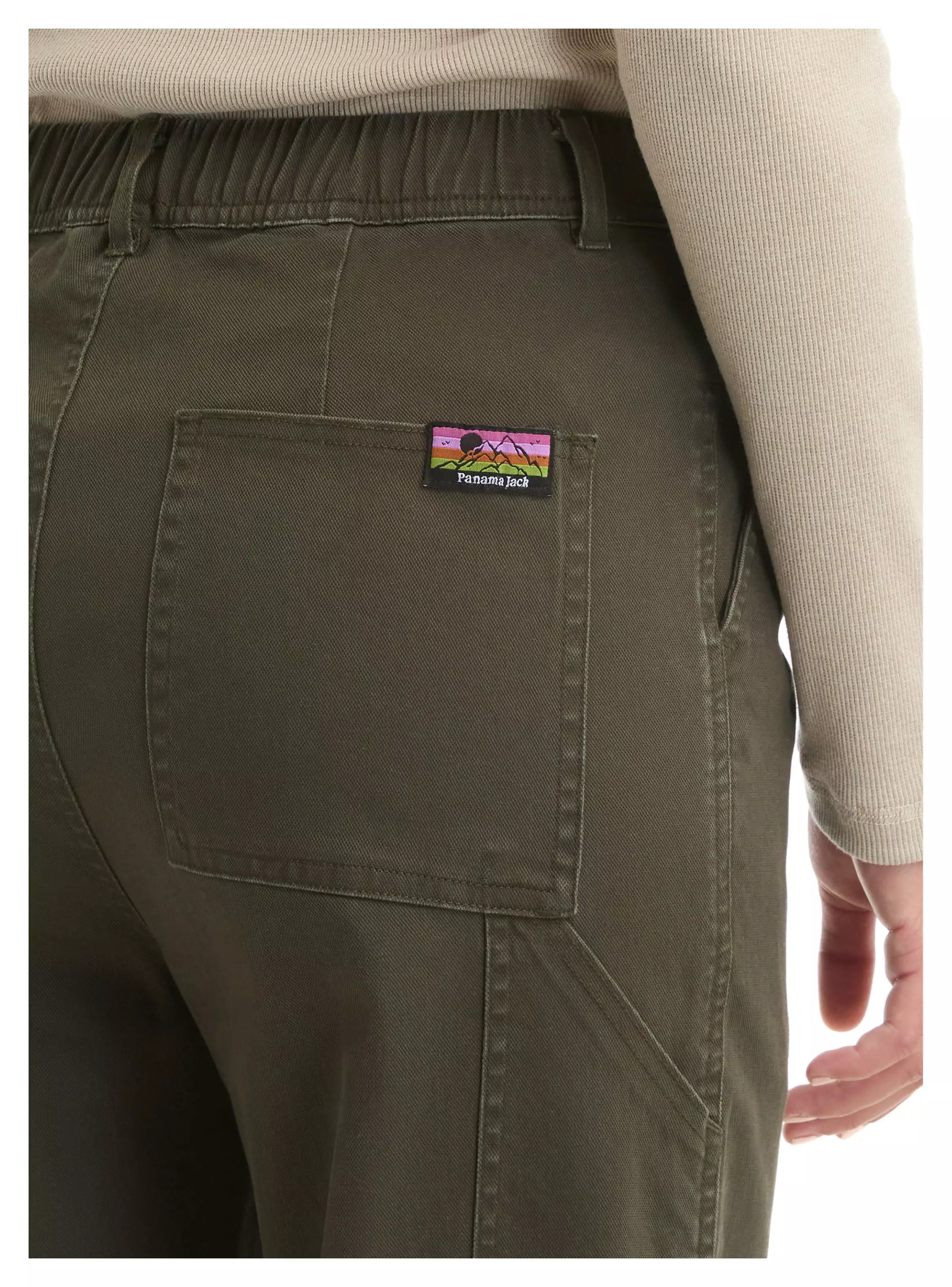 Pantalón Mujer Cargo Canvas Casual Panama Jack - L993-6