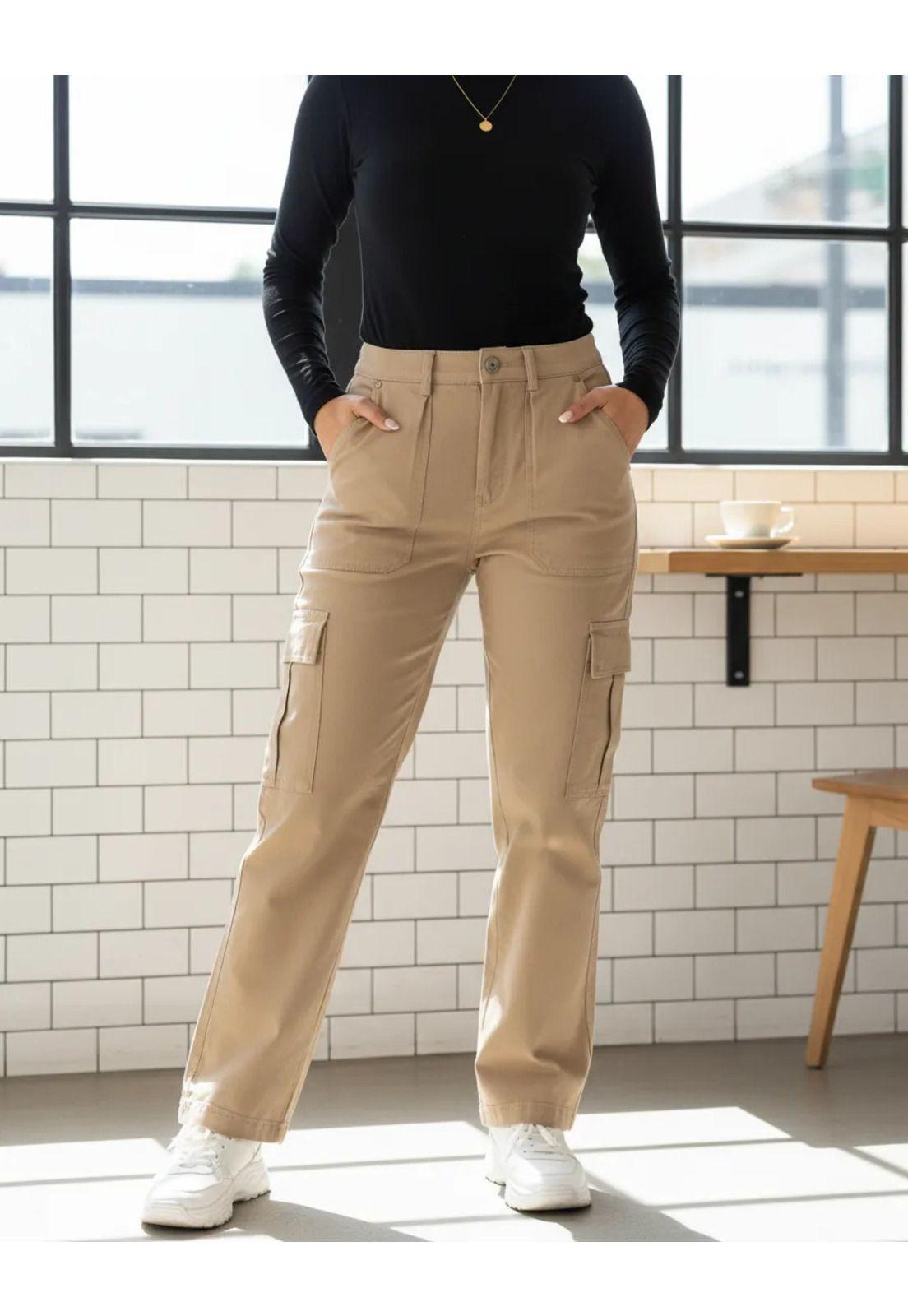 Pantalón Mujer Cargo Vestir Casual Panama Jack - PJM012M-8