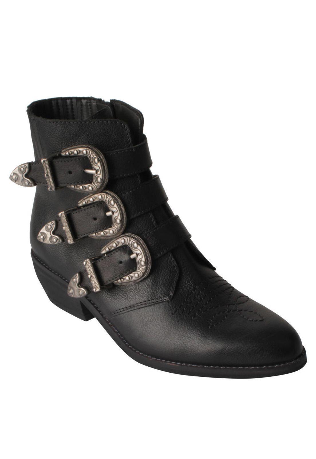Botin Zappa Mujer Negro - X422-0