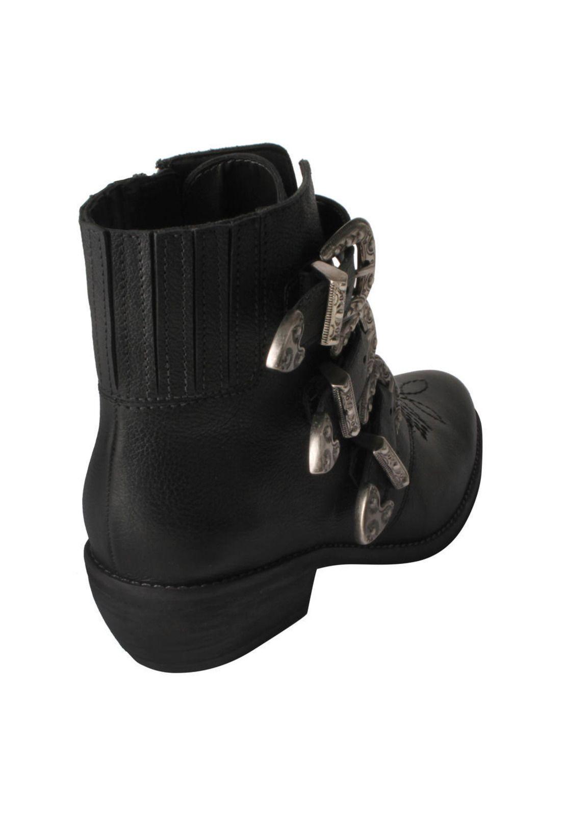 Botin Zappa Mujer Negro - X422-2
