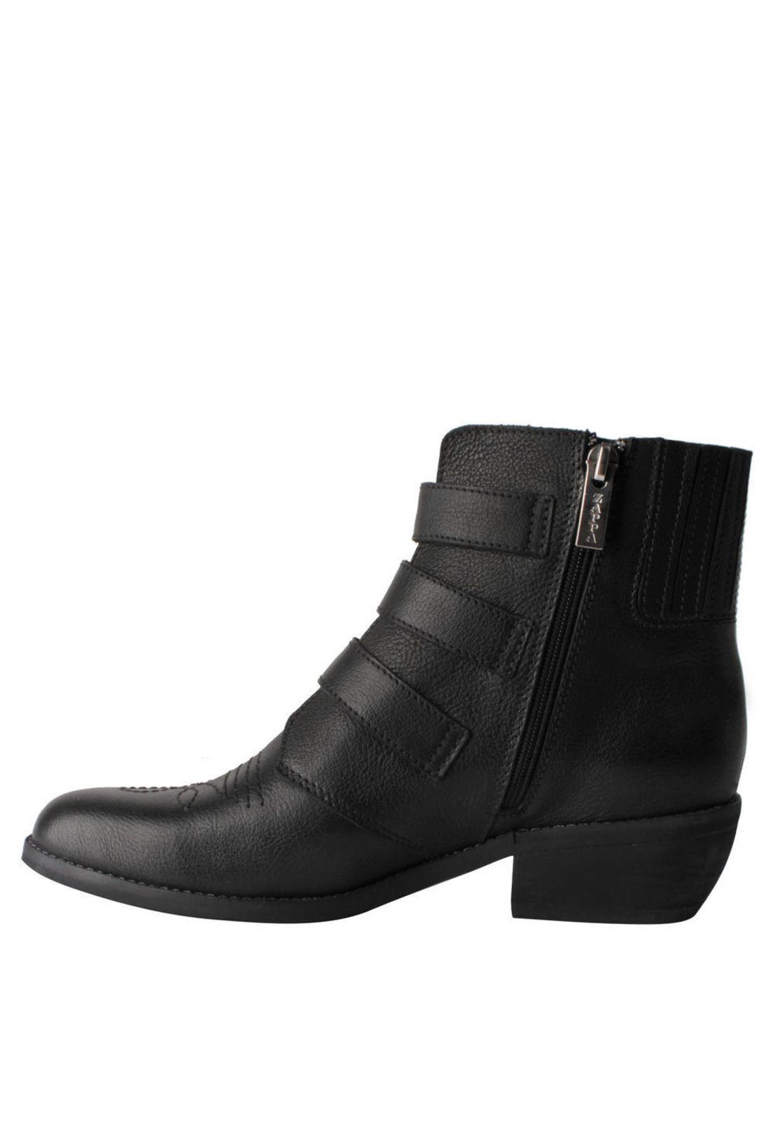 Botin Zappa Mujer Negro - X422-3