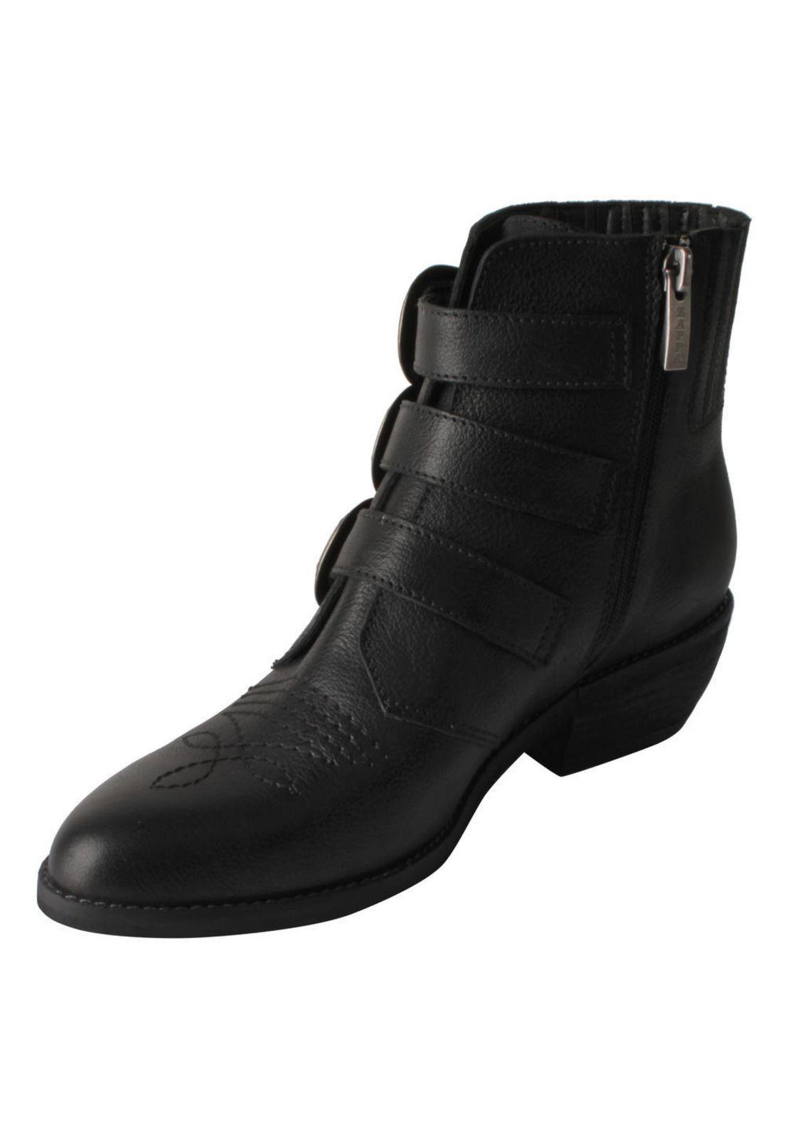 Botin Zappa Mujer Negro - X422-4