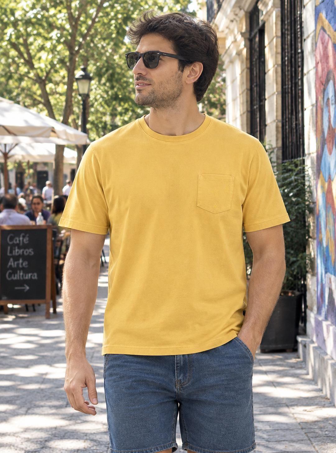 Polera Hombre Algodón Manga Corta Panama Jack - K858-0