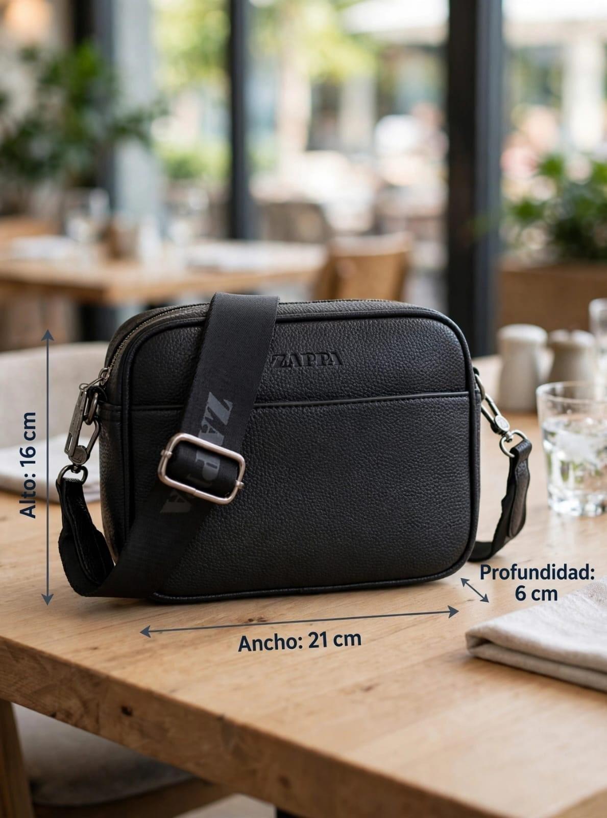 Cartera Bandolera Múltiples Bolsillos Zappa - ZAM101X-1