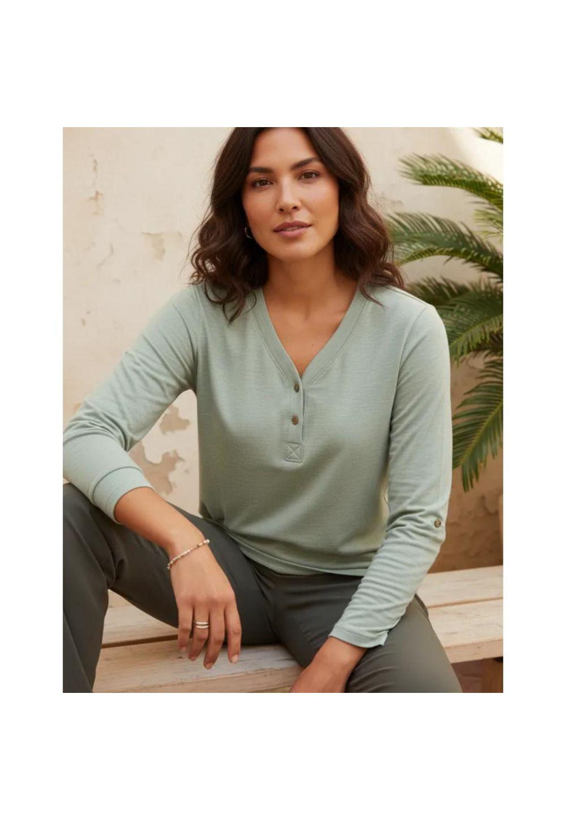 Polera Manga Larga ajustable Mujer Panama Jack - K843-7