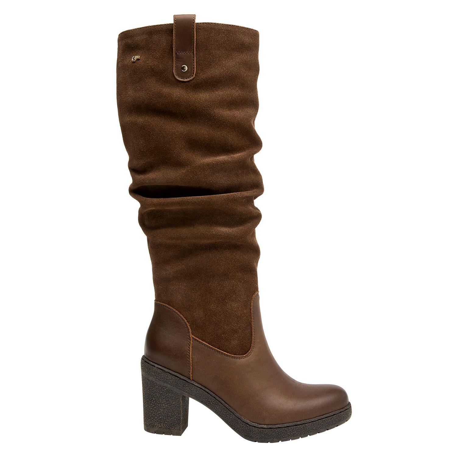 Bota Cuero Casual Mujer 16 Hrs - 16M0235-0