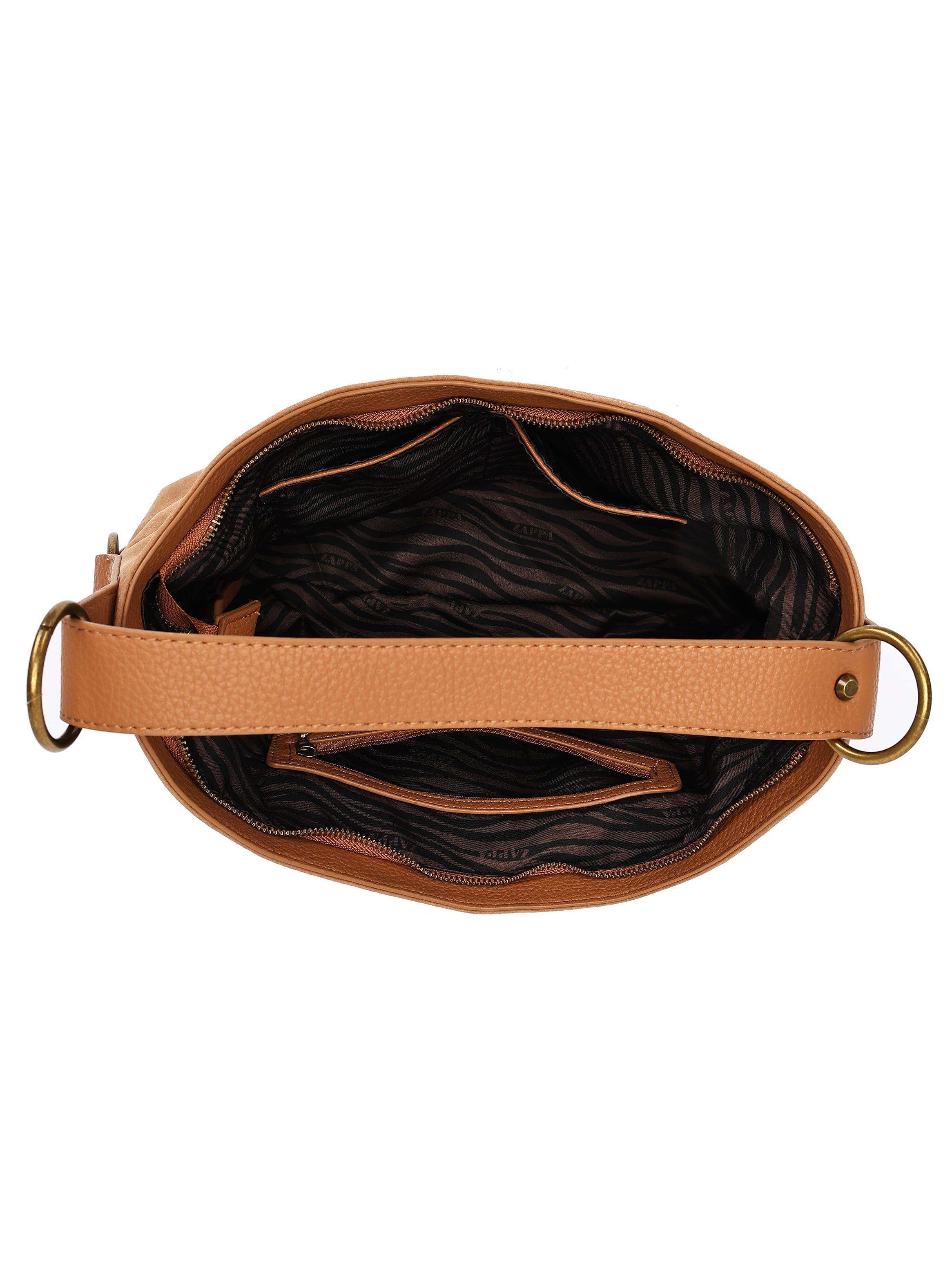 Cartera Tote efecto Gamuza y detalle argollas Zappa - ZAM073X-3