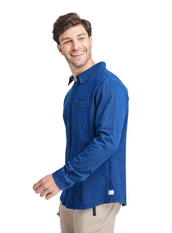 Camisa Manga Larga Hombre liviana tipo mezclilla Panama Jack - H938-3