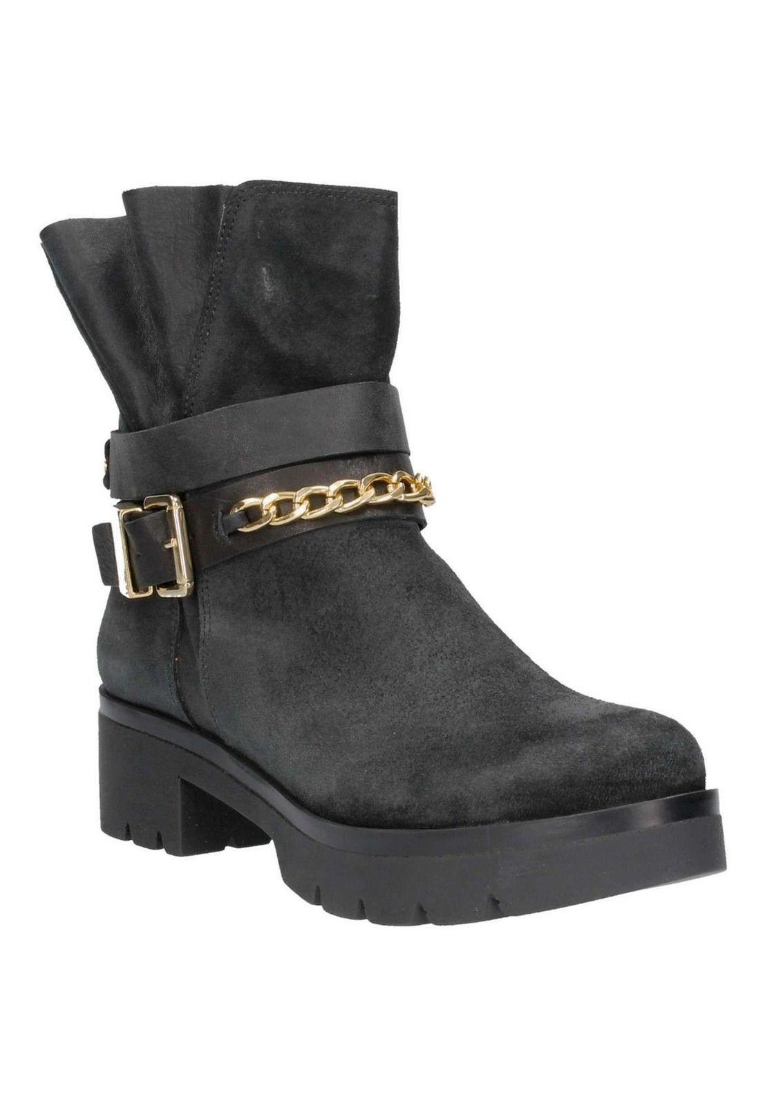 Botin Casual Pollini Mujer Negro - 3786-0