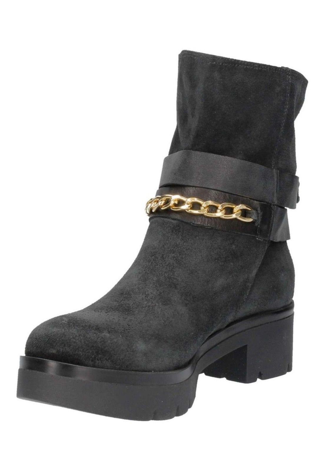 Botin Casual Pollini Mujer Negro - 3786-4