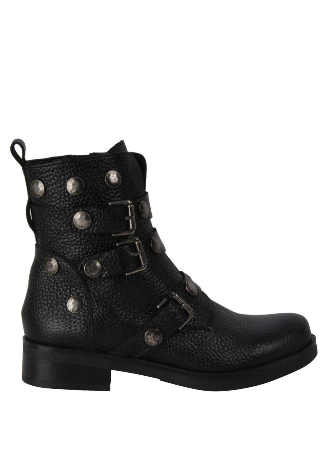 Botin Zappa Mujer Negro - X441-1